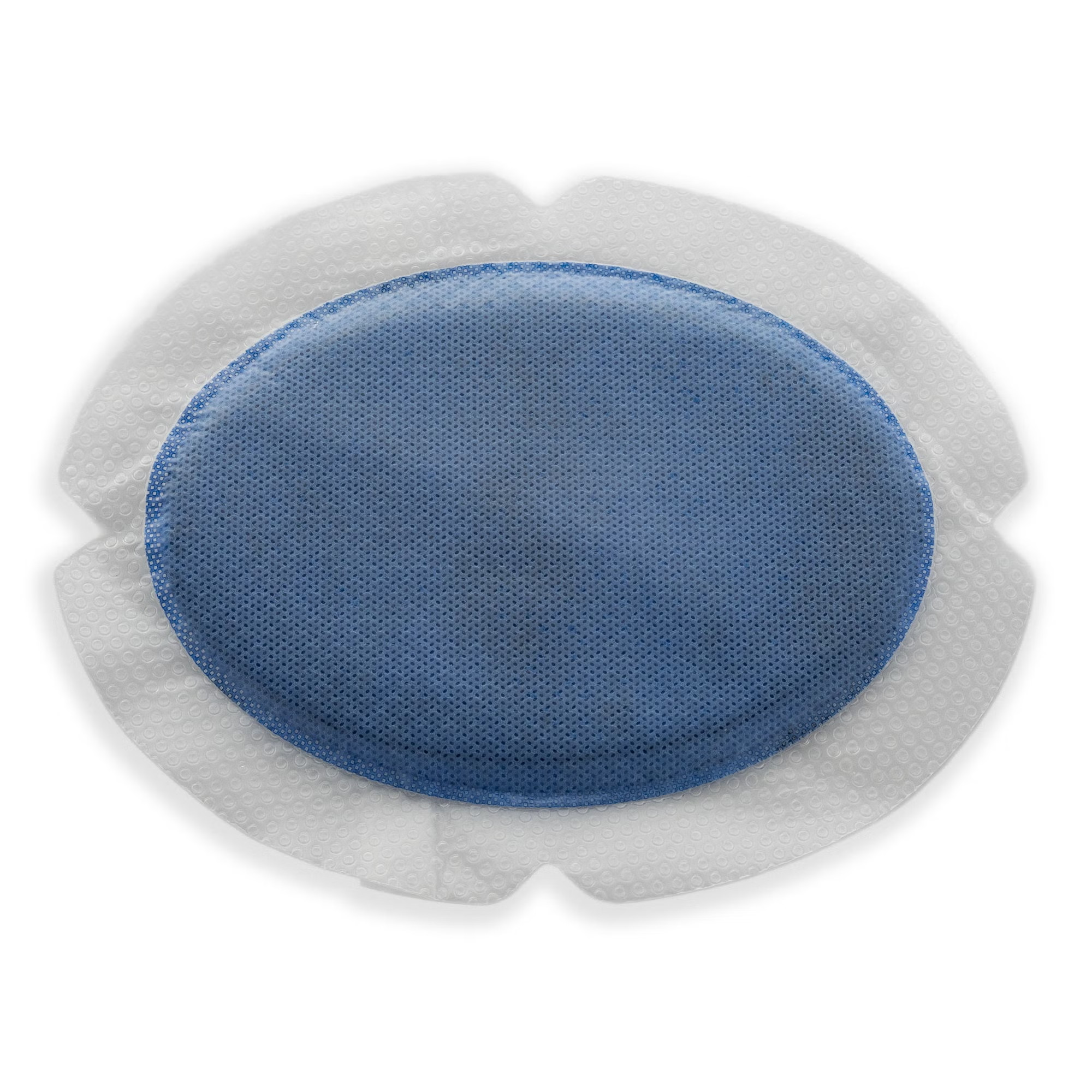 McKesson Brand - 16-52681 Super Absorbent Charcoal Dressing McKesson Oval 6-5/8 X 8-3/16 Inch With Border Sterile