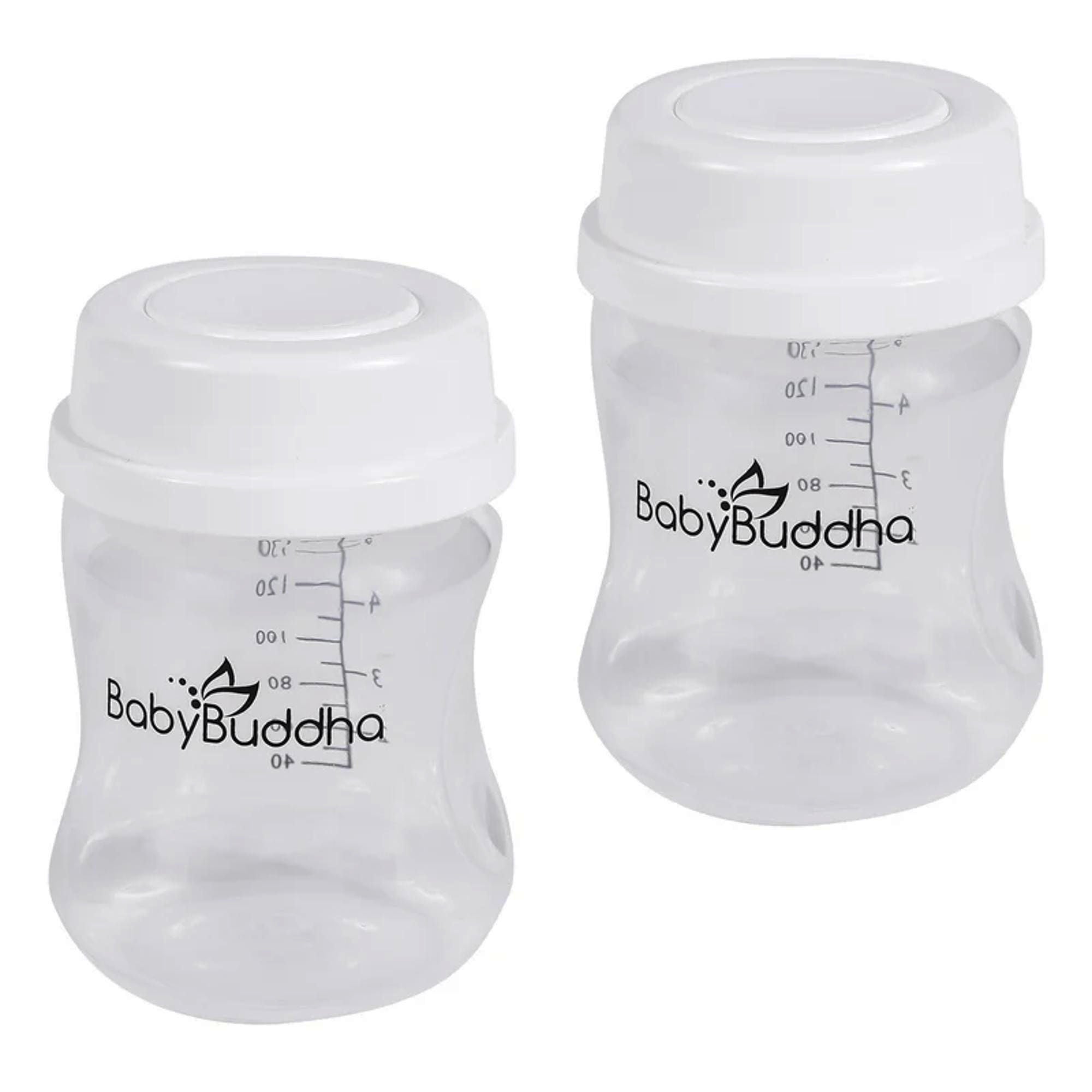 BabyBuddha Products LLC - S009 Breast Milk Storage Bottle BabyBuddha® 4.7 oz. Clear
