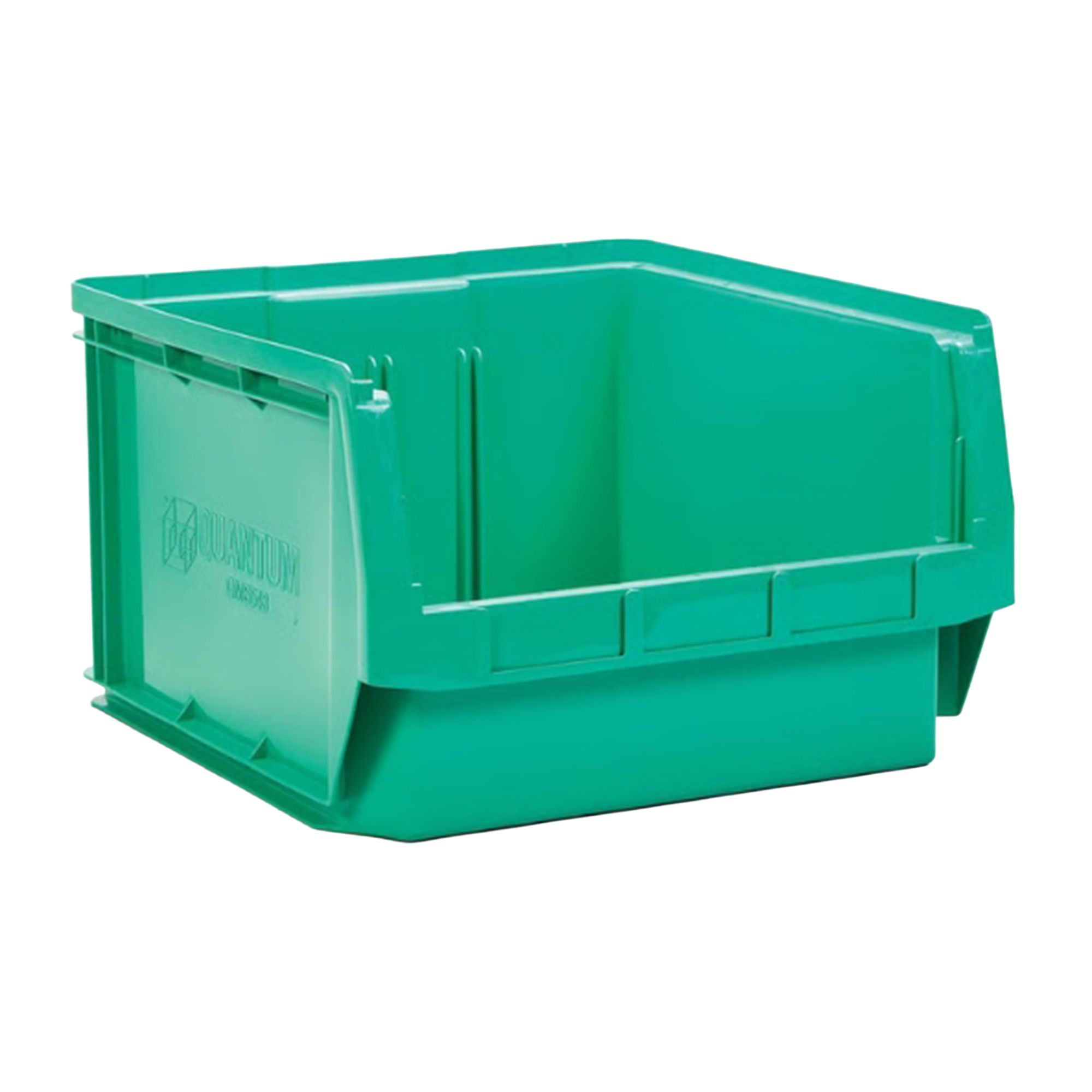 Health Care Logistics - 1408G Storage Bin Super Tough Green Plastic 12 X 18 X 20 Inch
