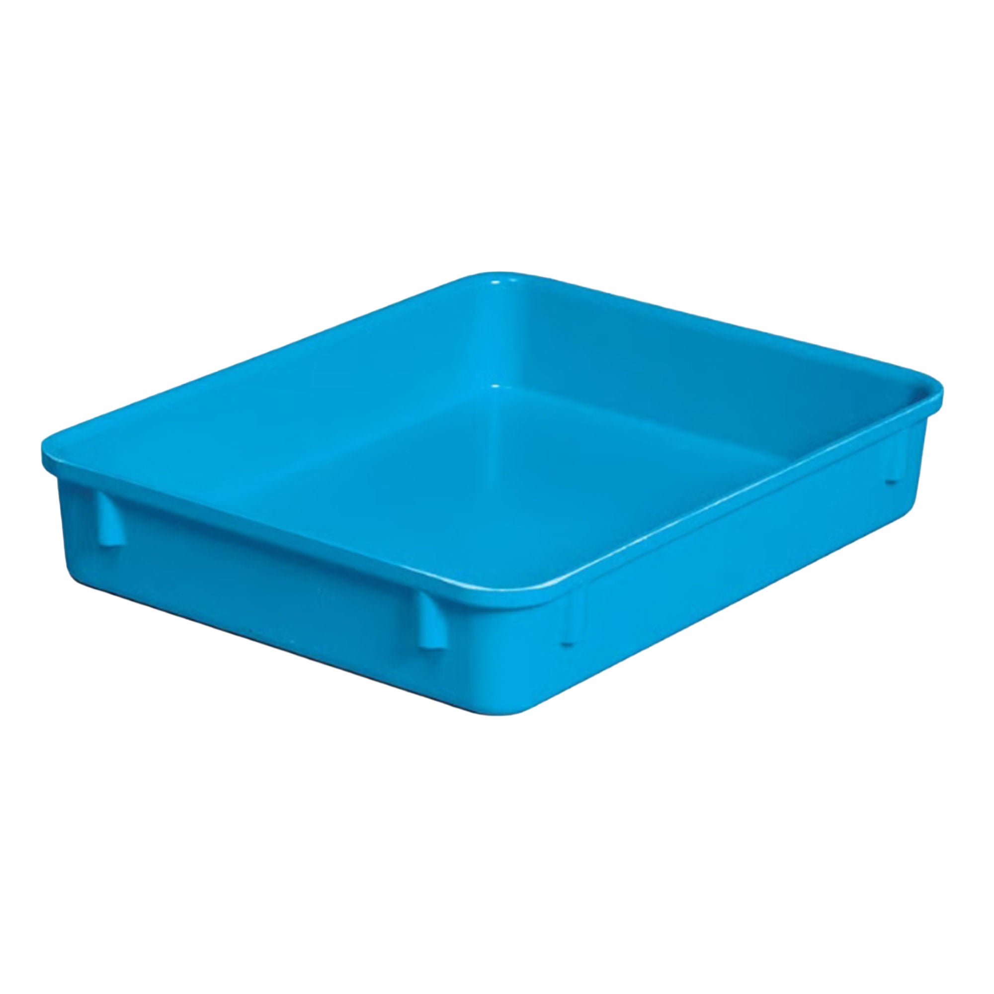 Health Care Logistics - 5596LB Storage Tote Nest and Stack Light Blue Polyester 2 X 10 X 12 Inch