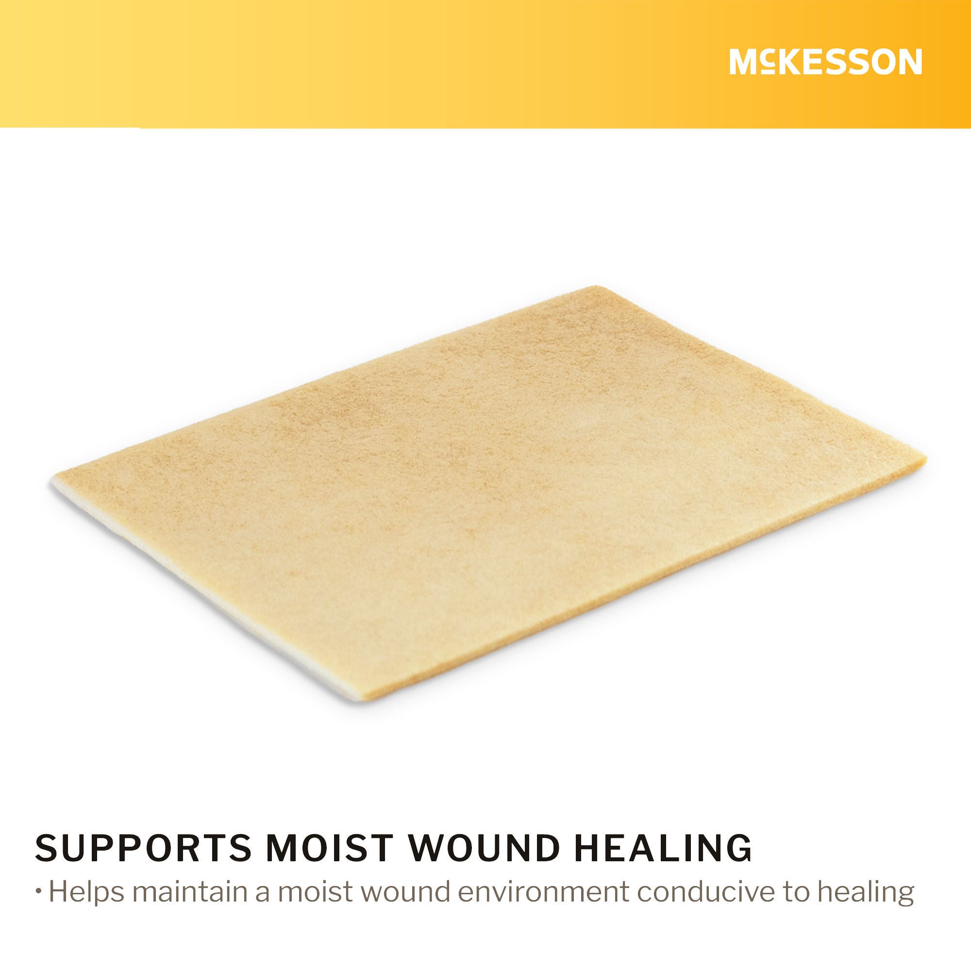 McKesson Brand - 199-142 Honey Wound Dressing McKesson Rectangle 4 X 5 Inch Sheet Sterile Without Adhesive