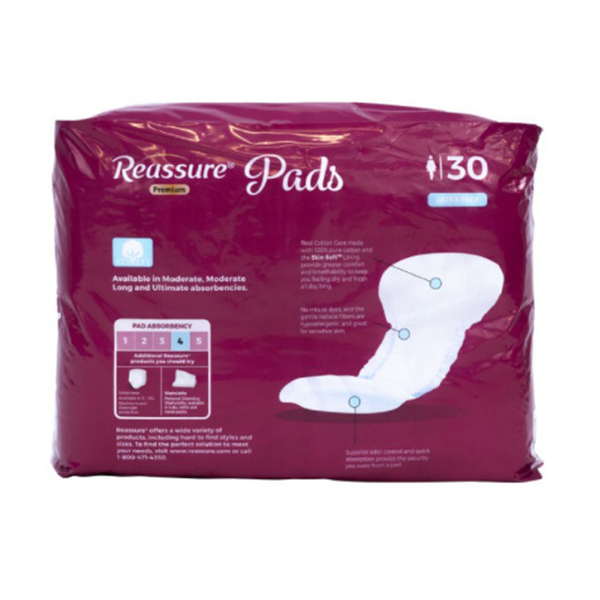 HDIS PHD - RECXP Reassure® Premium Cotton Pad for Women