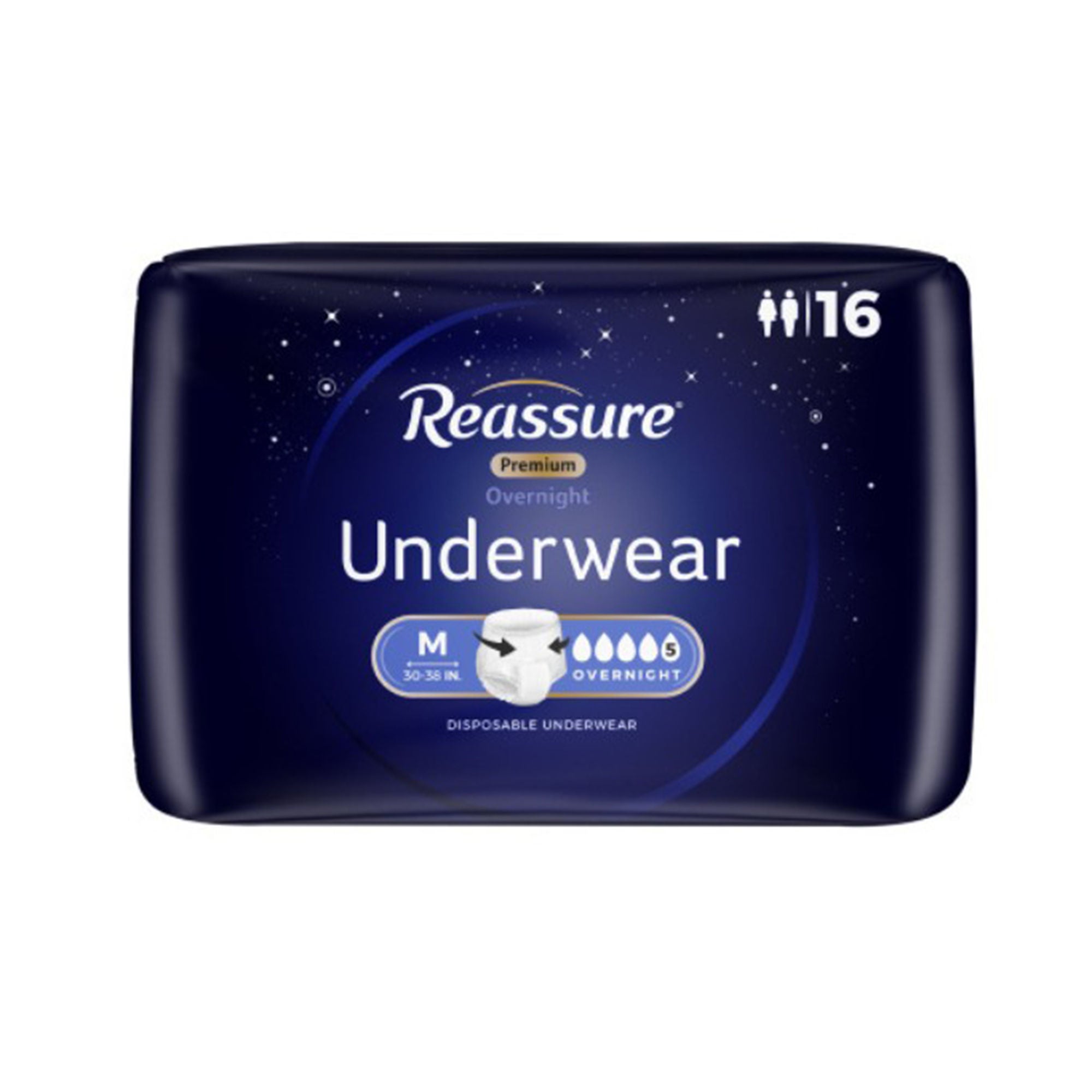 HDIS PHD - REXOUM Reassure® Premium Overnight Absorbent Underwear