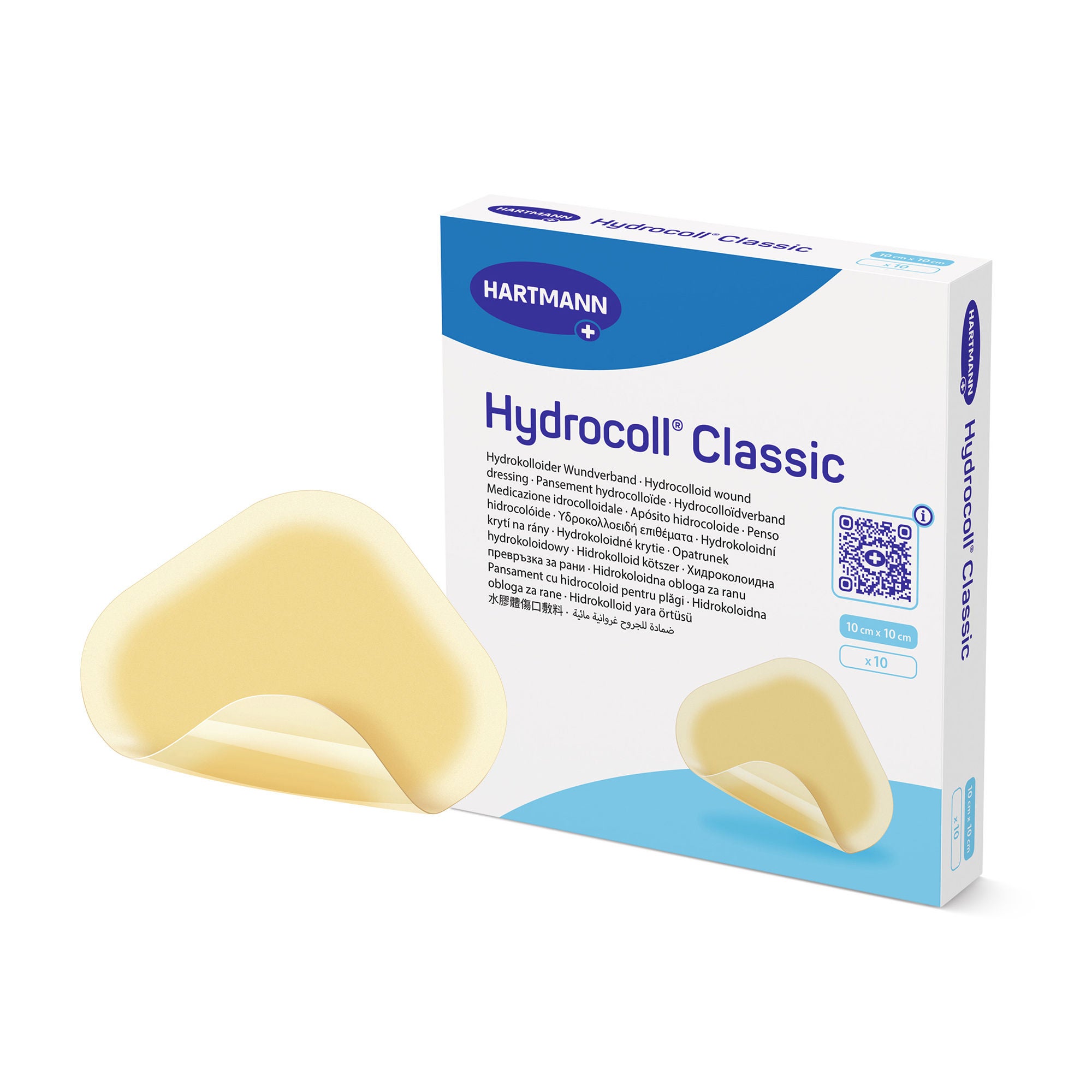 Hartmann - 536113 Hydrocolloid Dressing Hydrocoll® Classic 4 X 4 Inch Square Hydrocolloid