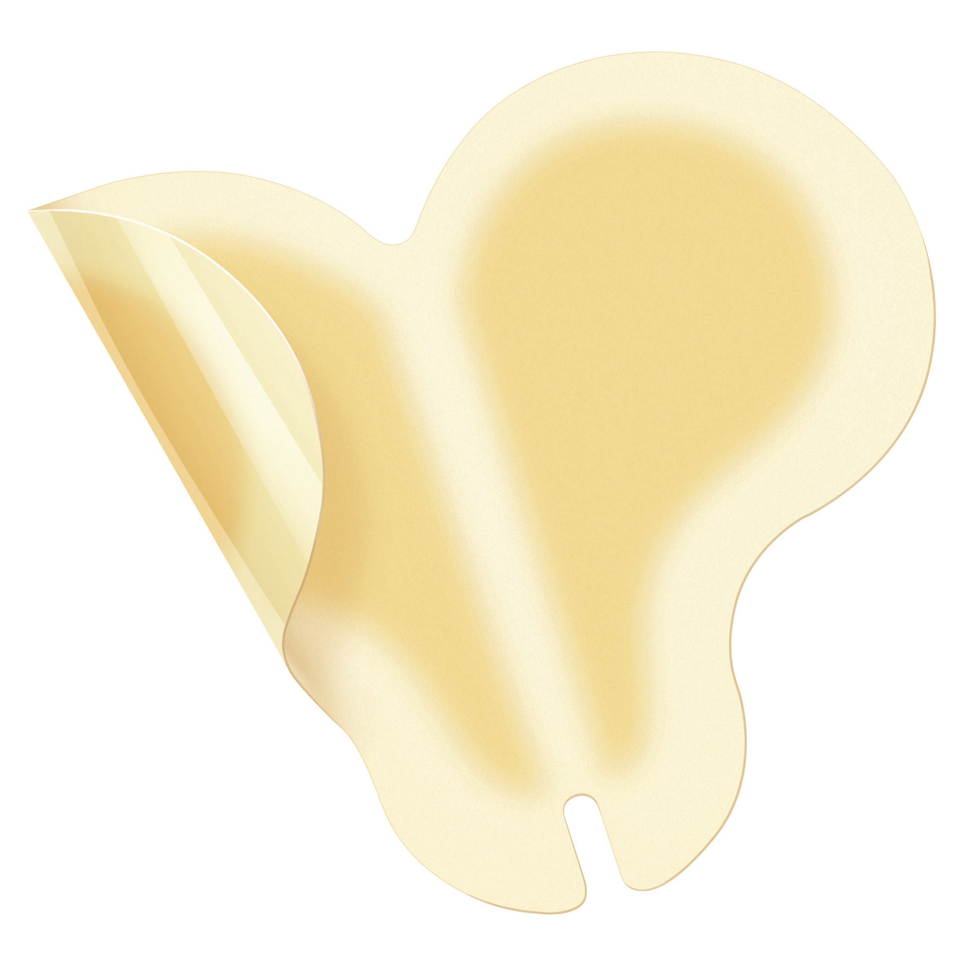 Hartmann - 536124 Hydrocolloid Dressing Hydrocoll® Classic 4-1/2 X 7 Inch Sacral Hydrocolloid