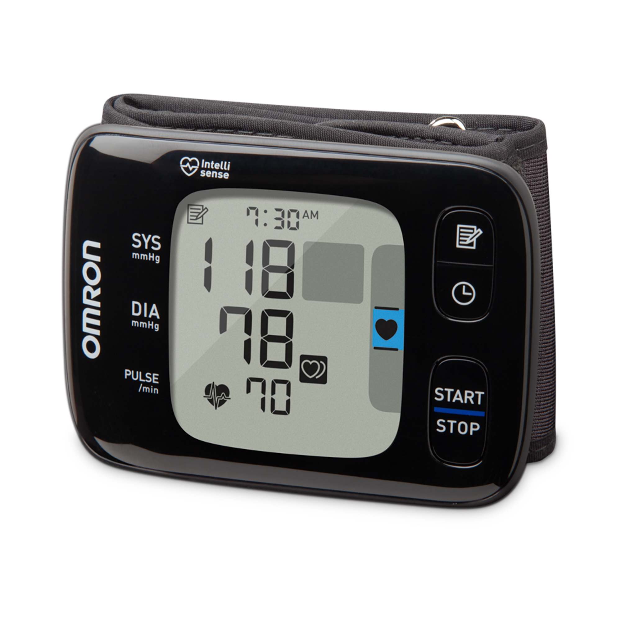 Emerson Healthcare - BP6350 Digital Blood Pressure Monitor Omron® 7 Series® Adult Cuff Wrist Nylon Cuff 13 to 21.5 cm Wrist Circumference Mobile