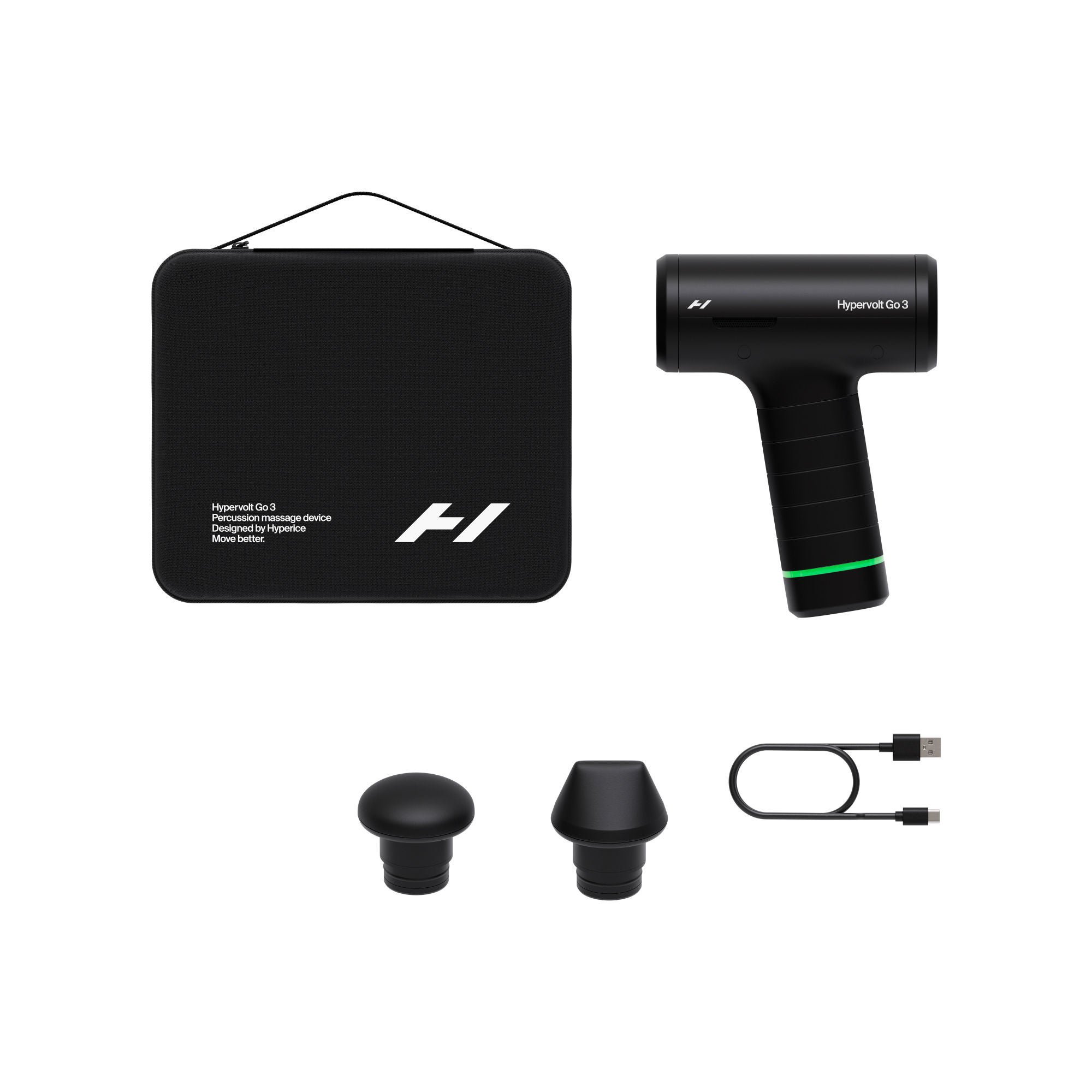 Hyperice Inc - 55300 001-00 Hand-Held Massager Hyperice Hypervolt Go 3