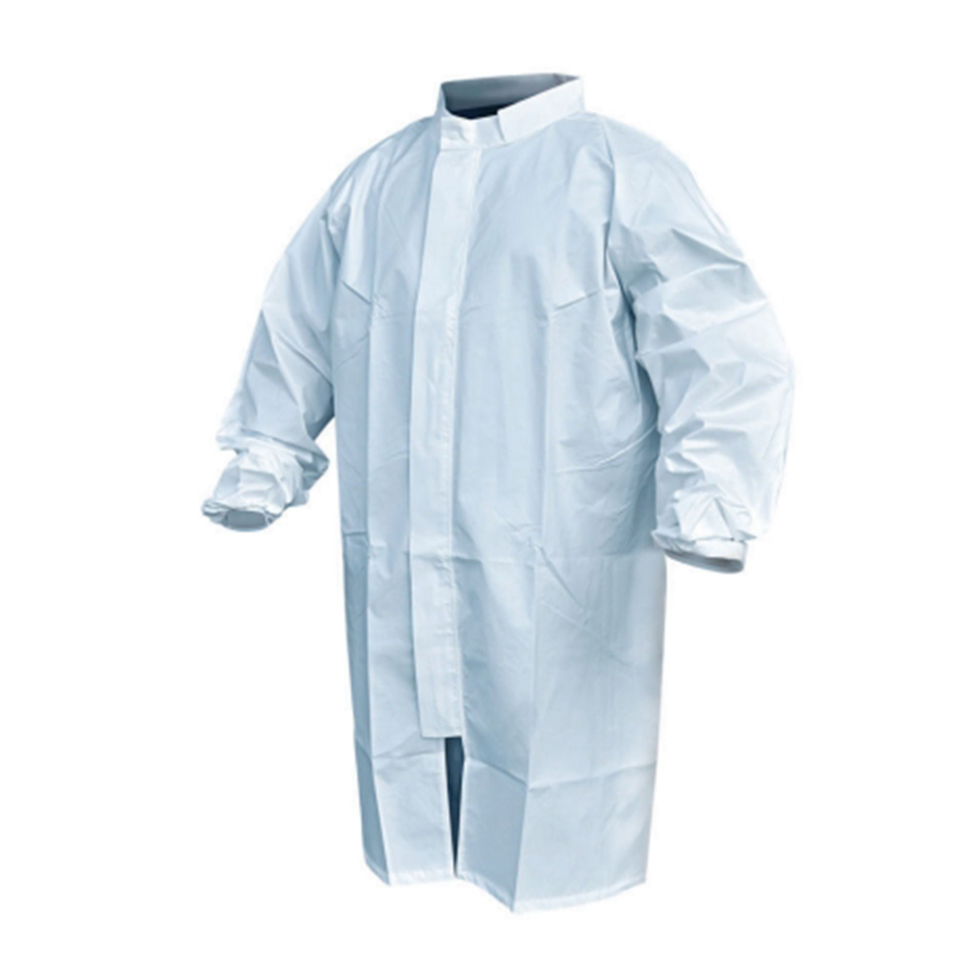Acute Care Pharmaceuticals - PFROCK797-2XL Sterile Cleanroom Lab Coat Pharma-Frock™ White 2X-Large Mid Length Polyethylene Coated Polypropylene Disposable