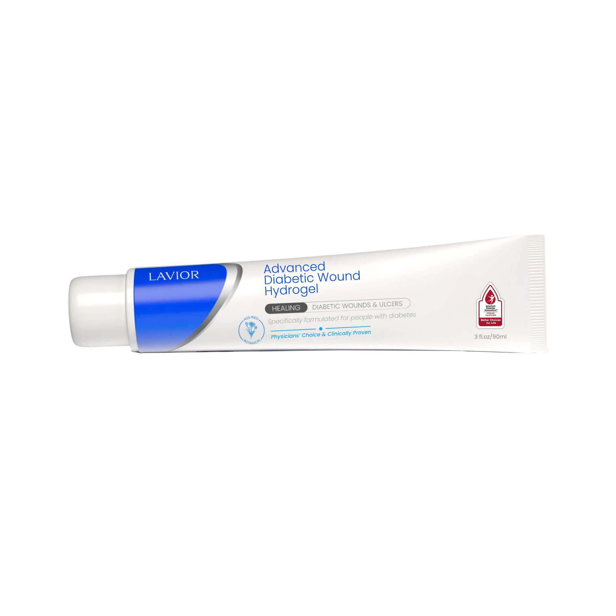Lavior Pharma Inc - ADWG30US1 Hydrogel Dressing Lavior Advanced Diabetic 3 oz. Gel / Amorphous NonSterile
