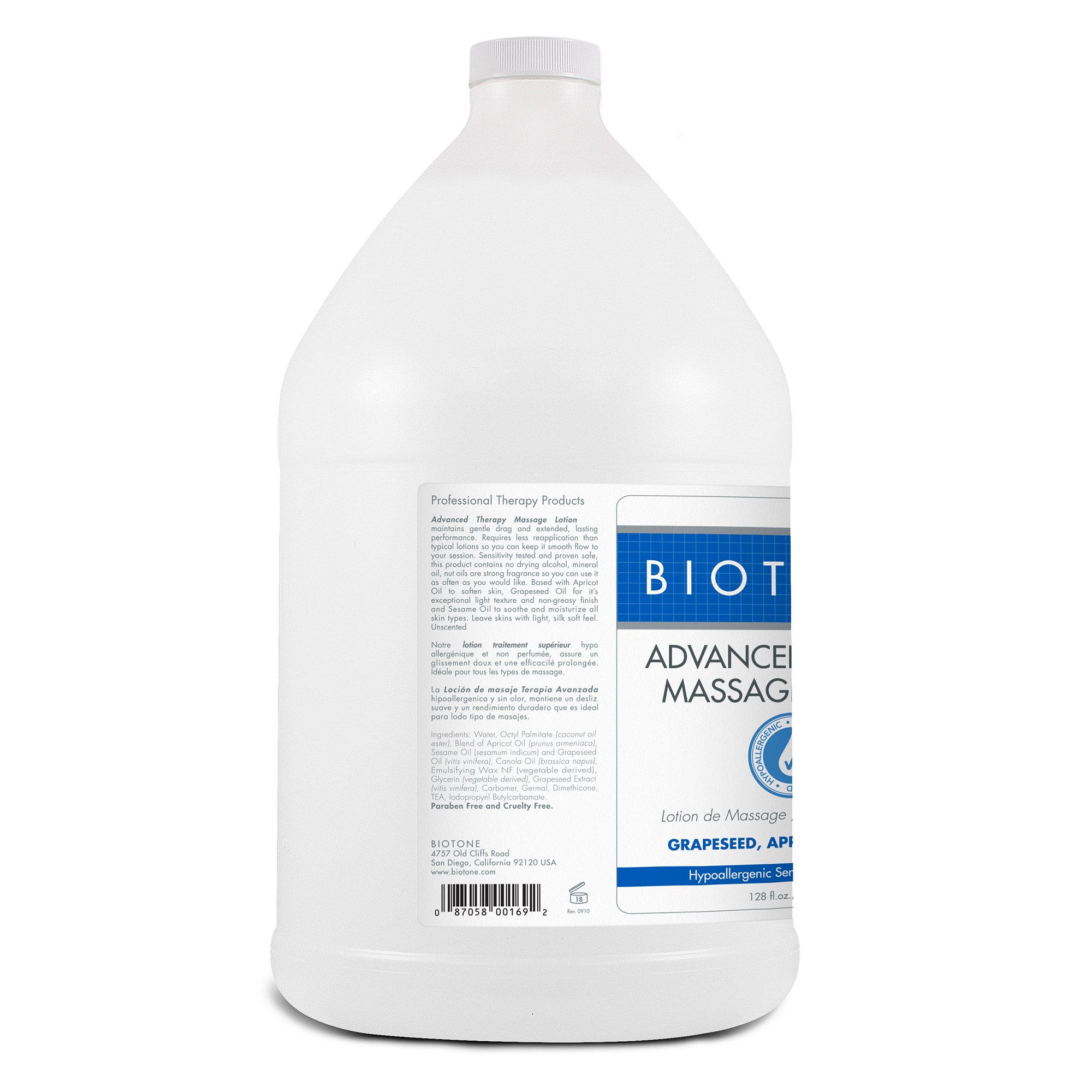 Natural Thoughts Inc ATL1G - Biotene® Advanced Therapy® Massage Lotion with Grapeseed, Apricot & Sesame Oil - 1/Each, 4/Case