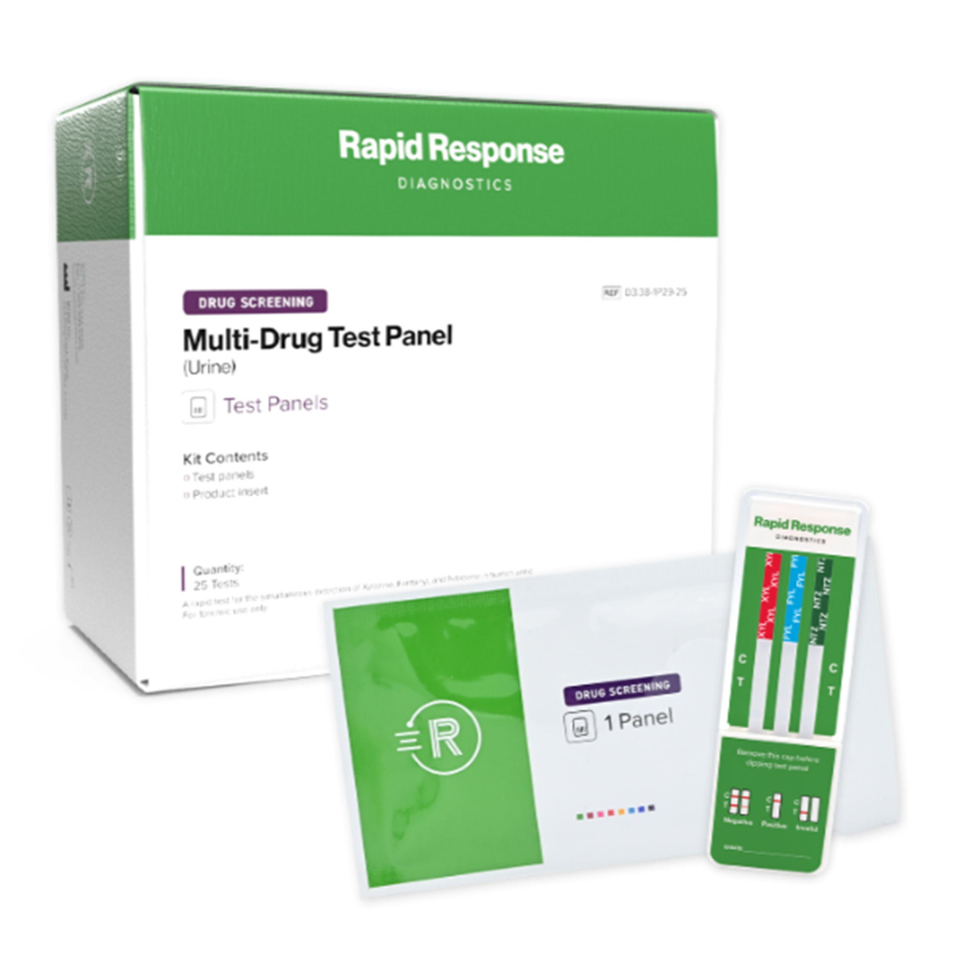 BTNX - D3.38-1P29-25 Drugs of Abuse Test Kit Rapid Response™ Fentanyl, Nitazene, Xylazene 25 Tests For Forensic Use Only