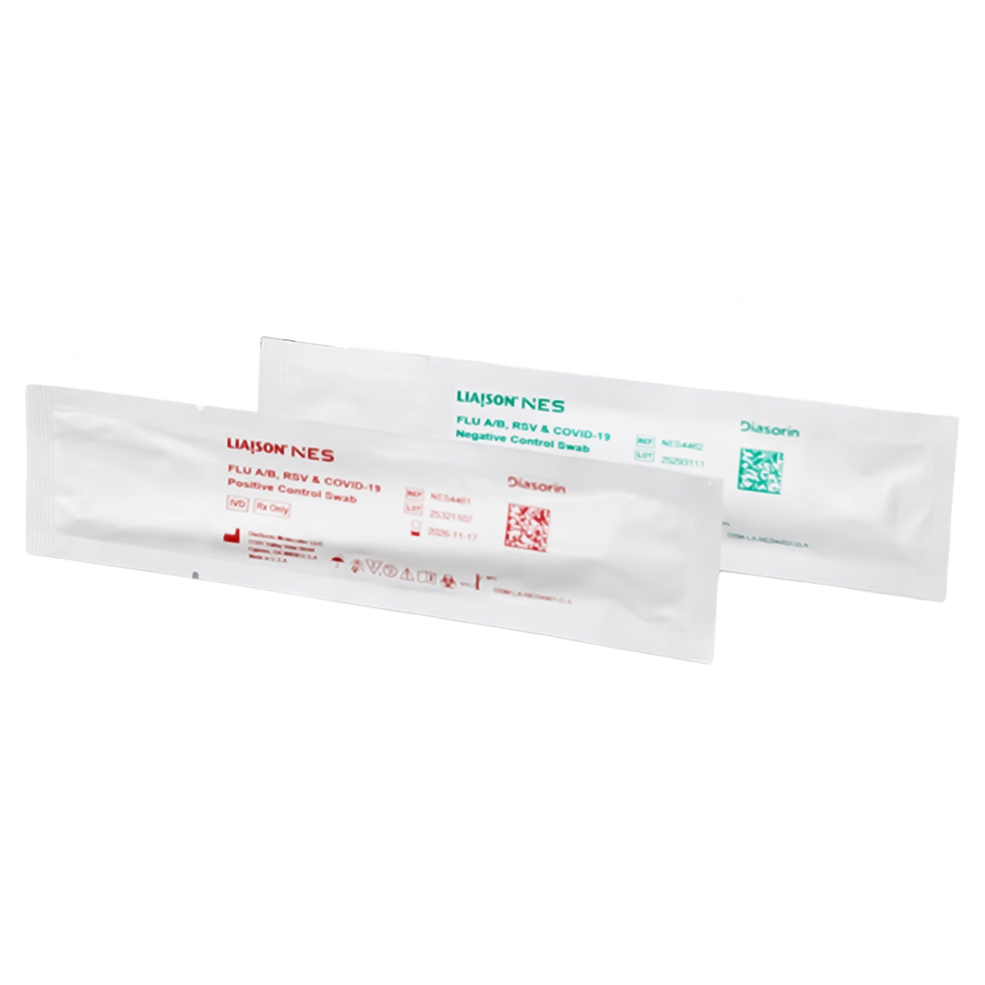Diasorin Molecular LLC - NES4460 Control Set Liaison Nes® Flu A+B, RSV, COVID-19 Positive Level / Negative Level 20 Swabs