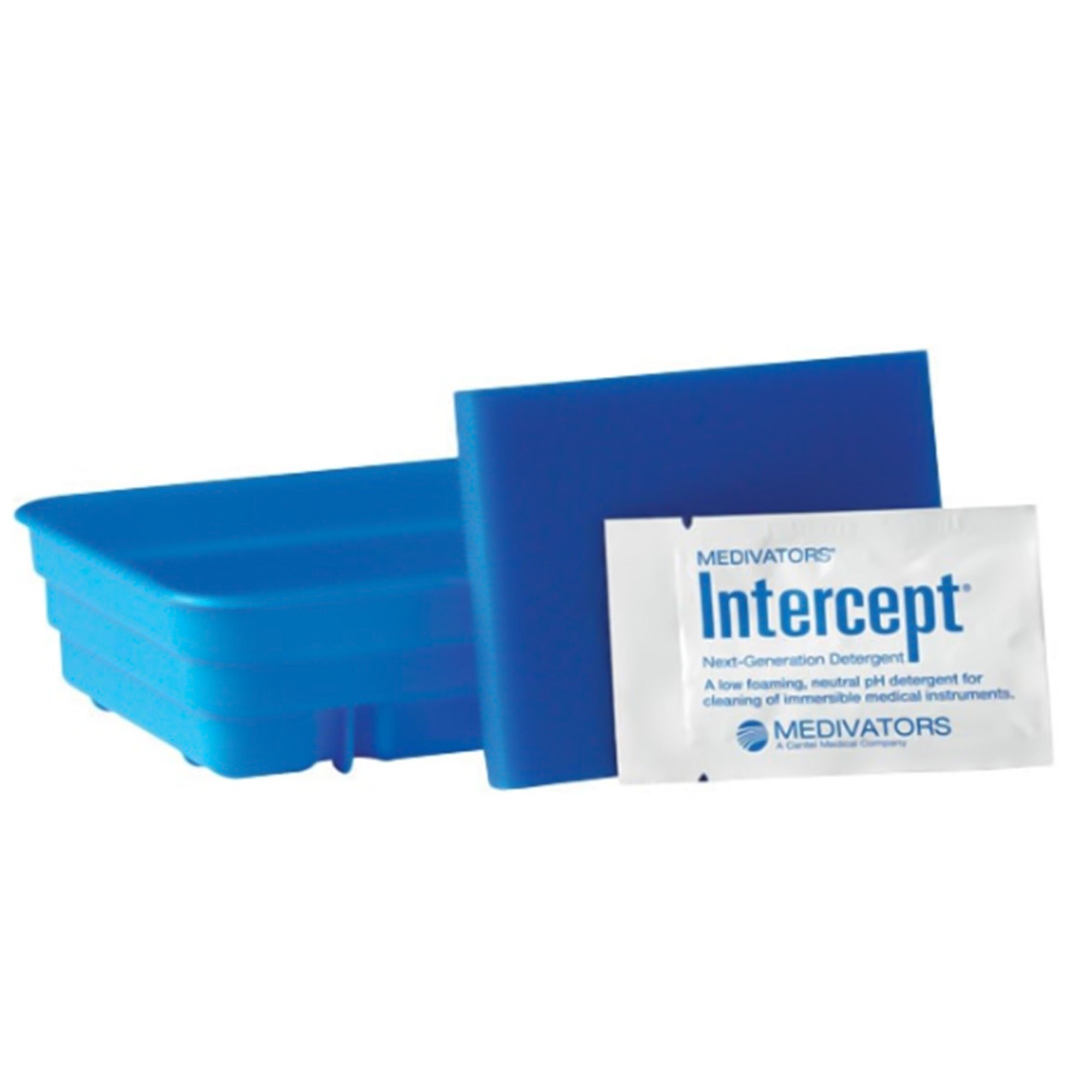 Steris - 100900 Endoscope Sponge Kit with Enzymatic Detergent Intercept™ Flat For Immersible Medical Instruments