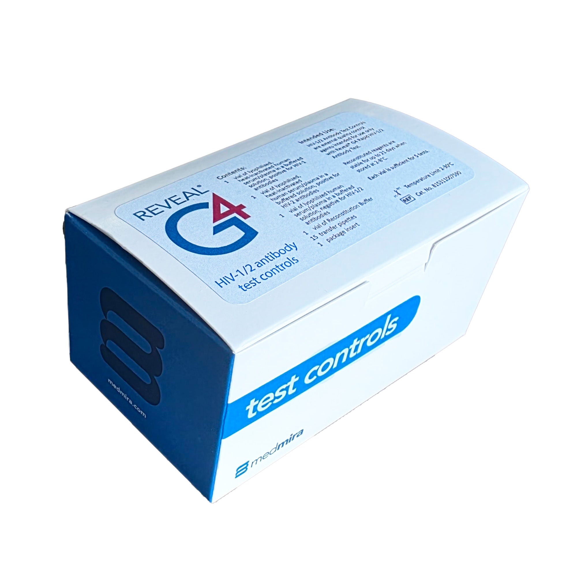 MedMira Laboratories Inc - 815311007590 Control Set Reveal® G4 HIV-1/2 Antibody Test Positive Level / Negative Level
