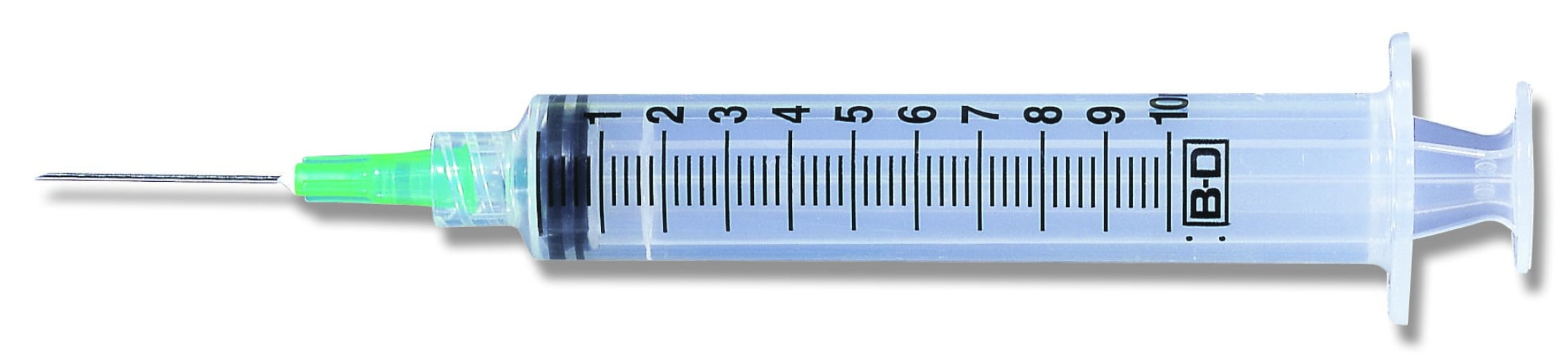 BD 309643 - PrecisionGlide™ 10 mL Syringe w/ Hypodermic Needle, 21 Gauge, 1.5" Needle Length - 1/Each, 100/Box, 400/Case