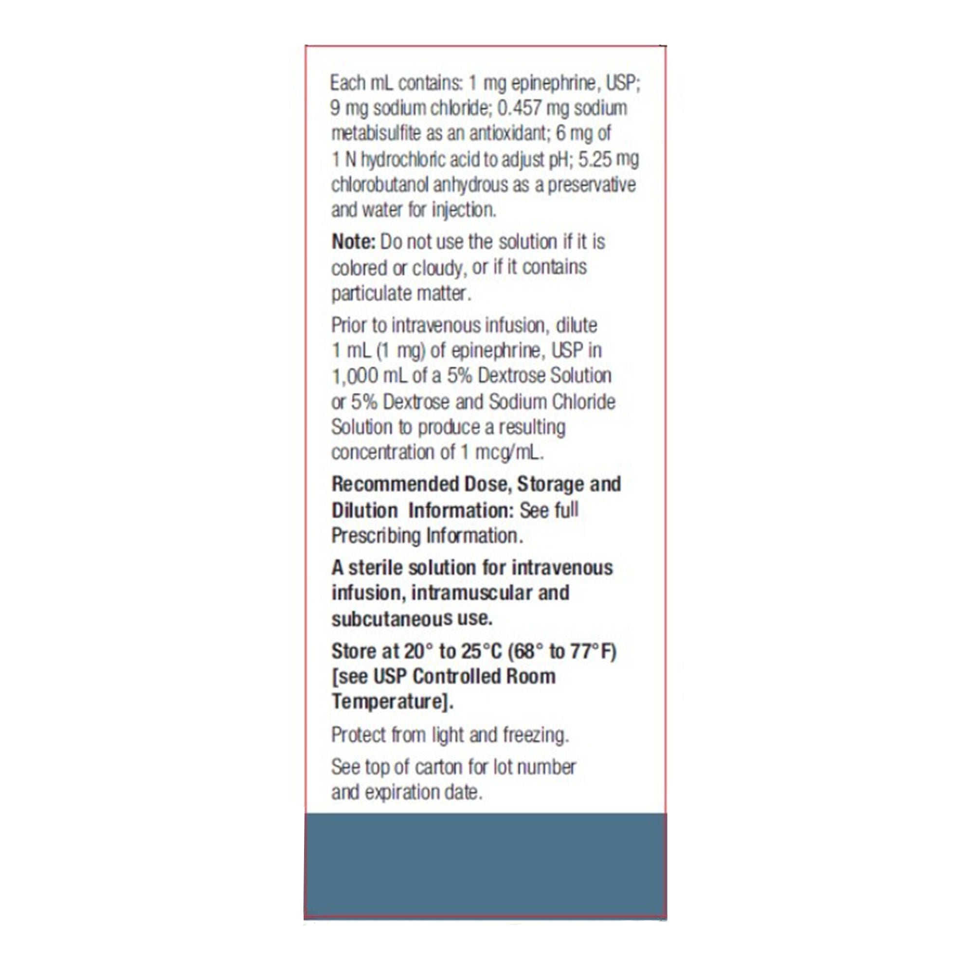 Alpha and Beta Adrenergic Agonist 70121166002 by Amneal Pharmaceuticals