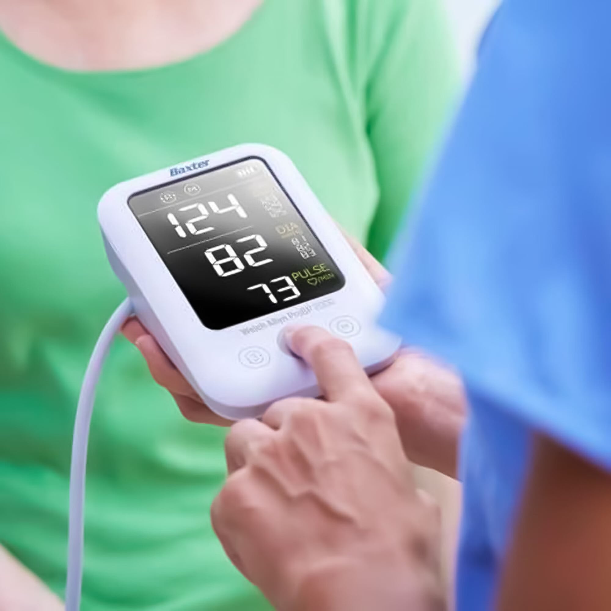 Welch Allyn - 2000 PLUS-A Digital Blood Pressure Monitor Hillrom-Welch Allyn Multiple Sizes Arm Nylon Cuff Various Sizes Desk Model