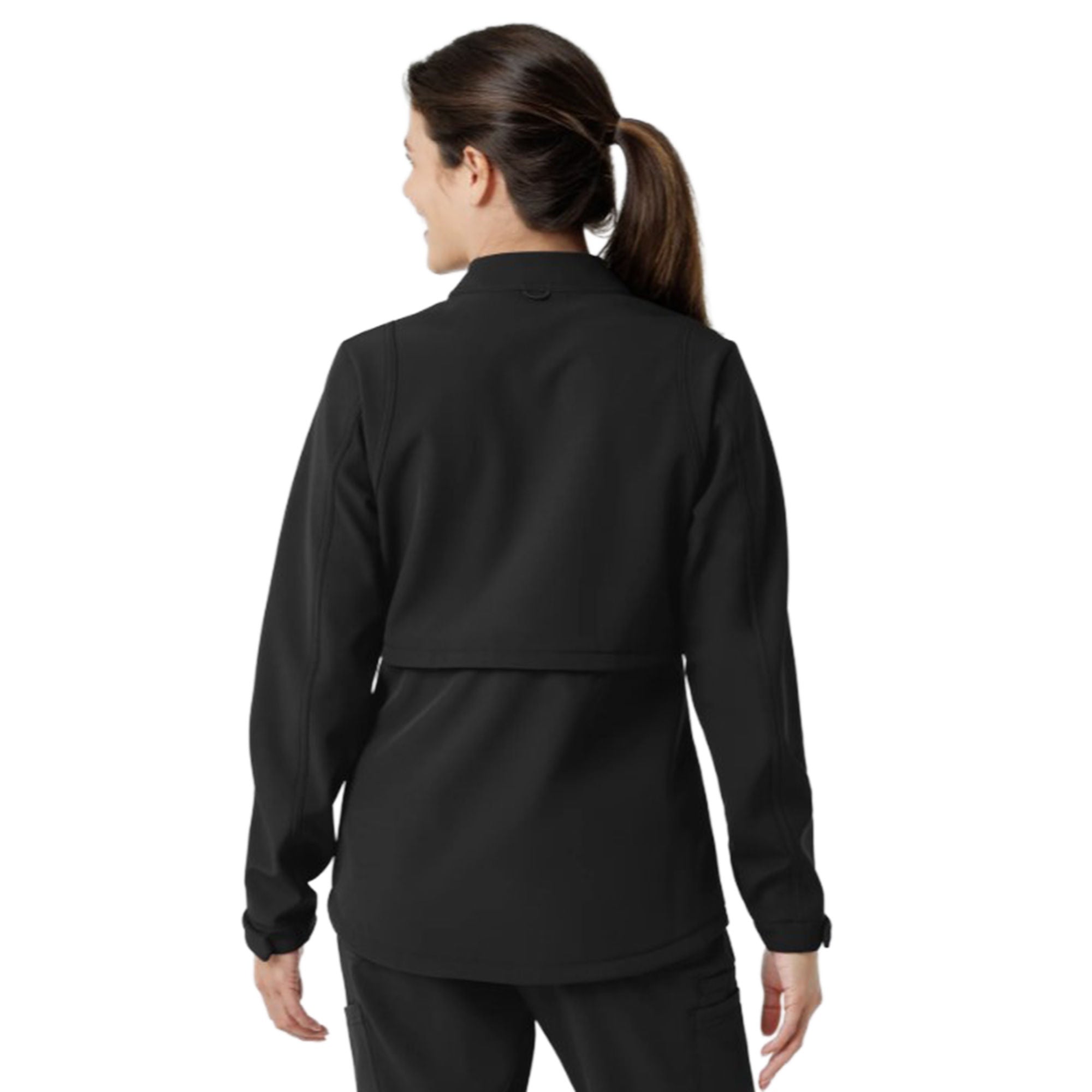Fashion Seal Uniforms - 8509-BLAC- L Warm-Up Jacket Wink™ Softshell Black Large Hip Length 94% Polyester / 6% Spandex Reusable