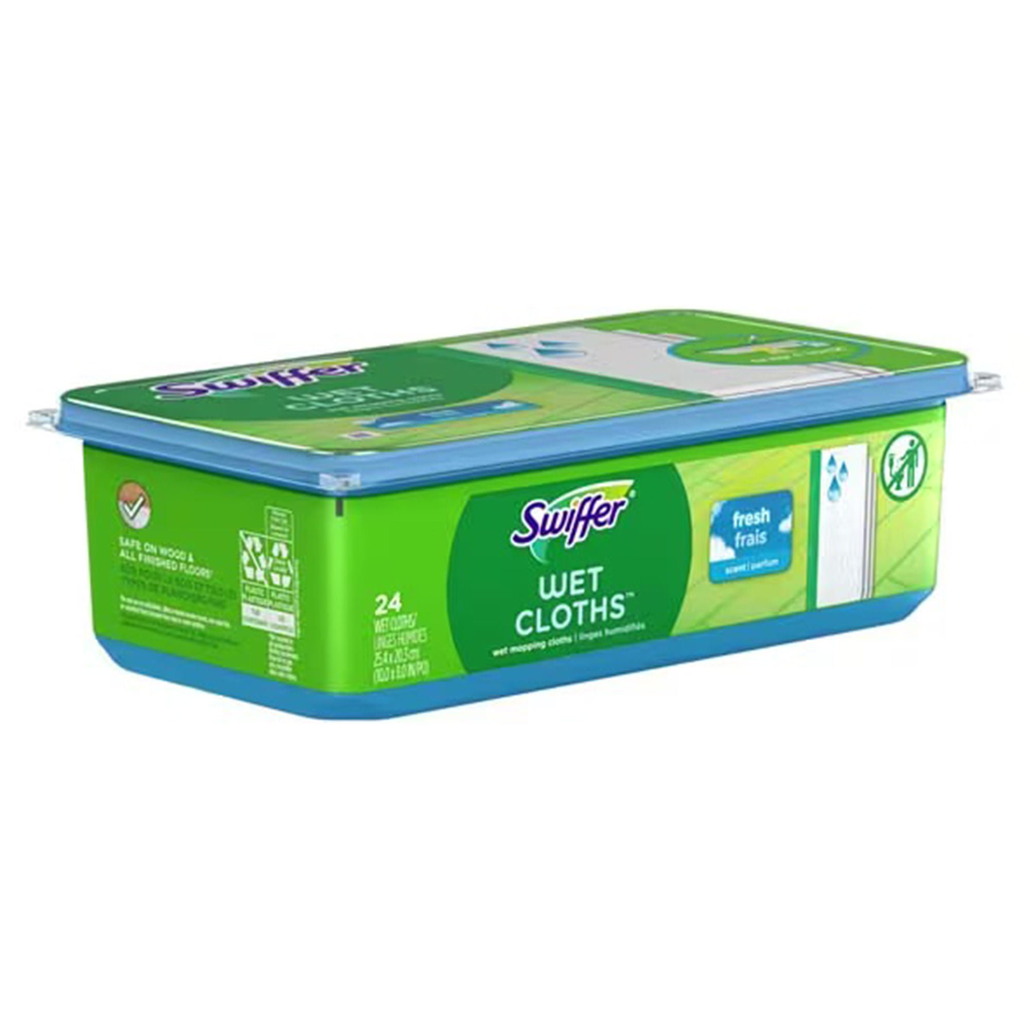 Essendant Co-United Stationers - PGC08622 Saturated Wet Mop Pad Swiffer® Bound Edge White Cloth Disposable