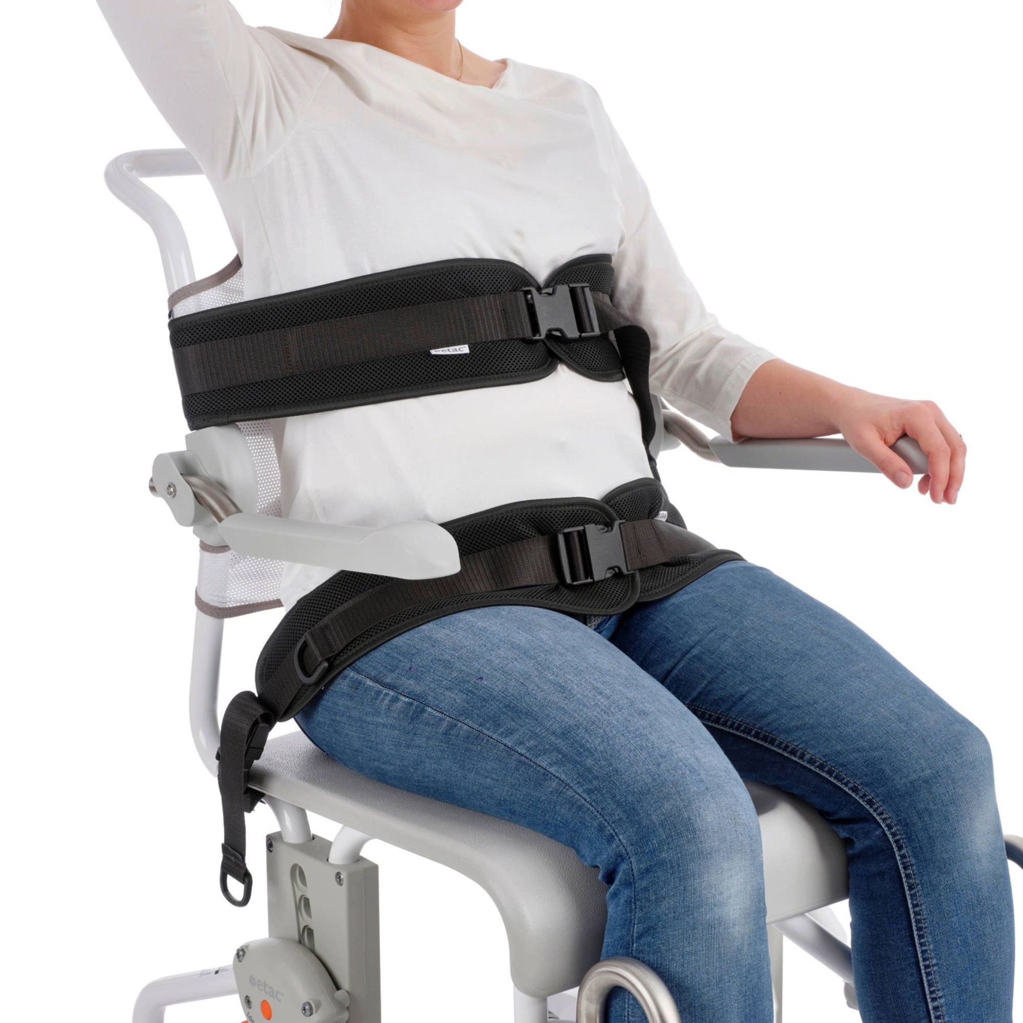 DT Davis Enterprises Ltd - E80209524 Hip / Chest Positioning Belt For Clean, Swift and Alto Mobile Shower Chairs