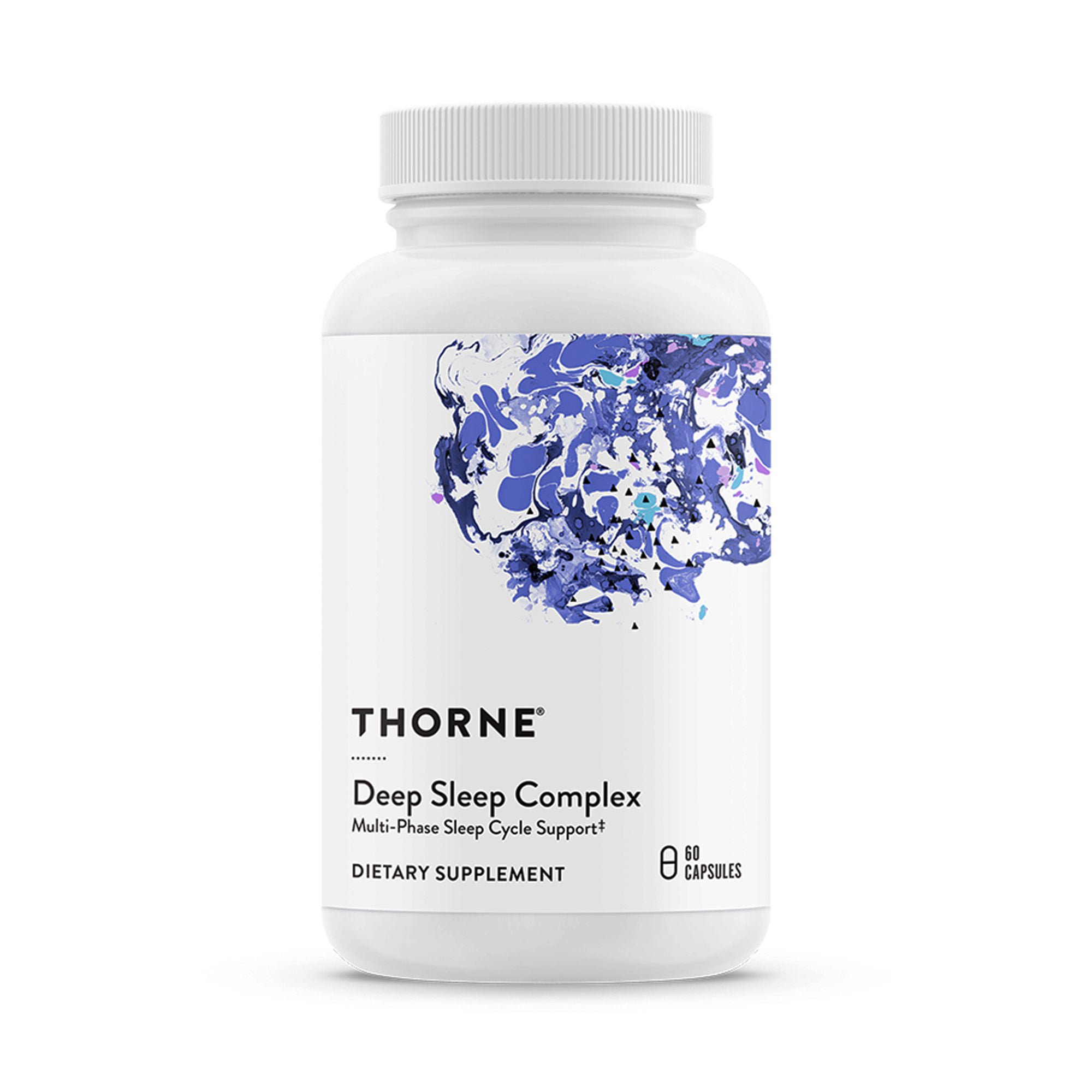 Thorne Research Inc - SF829 Sleep Aid THORNE® Deep Sleep Complex 60 per Bottle Capsule 500 mg - 200 mg - 100 mg Strength