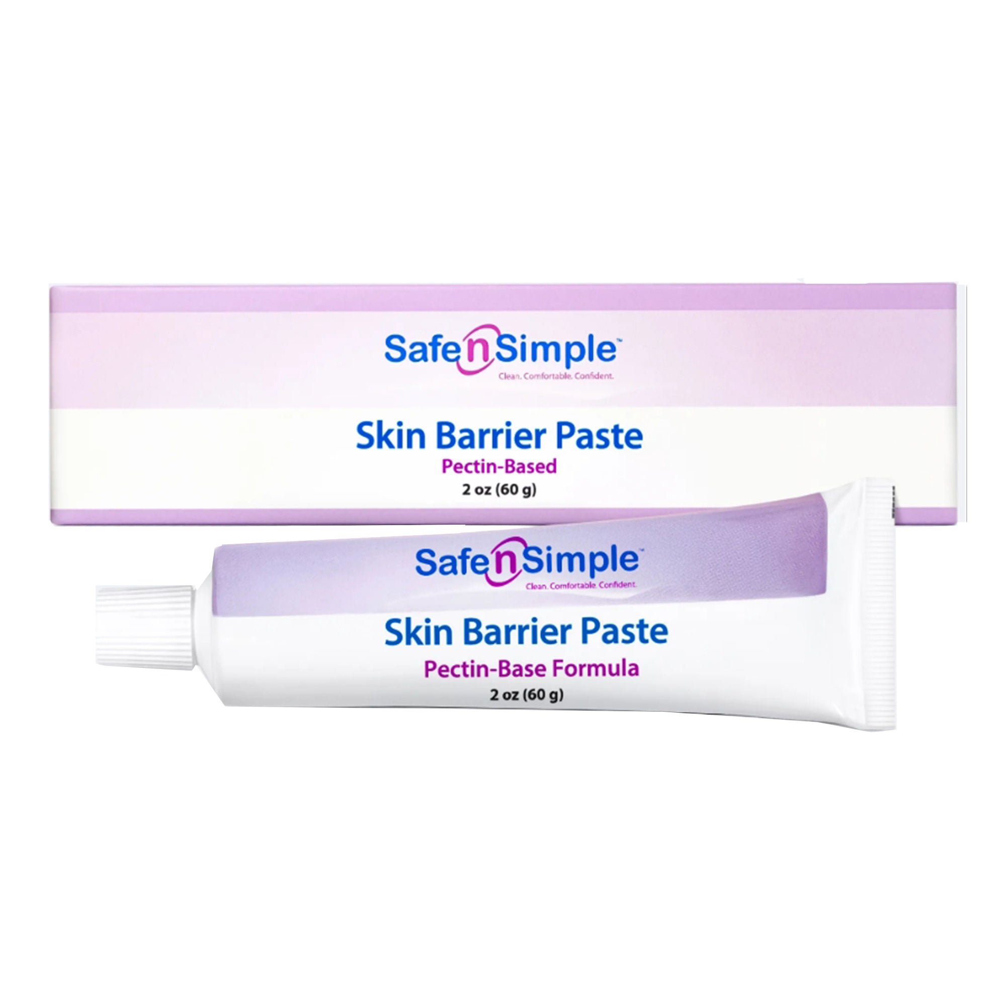 Safe N Simple - SNS92802 Ostomy Skin Barrier Paste Safe N Simple 2 oz. For Ostomy Use