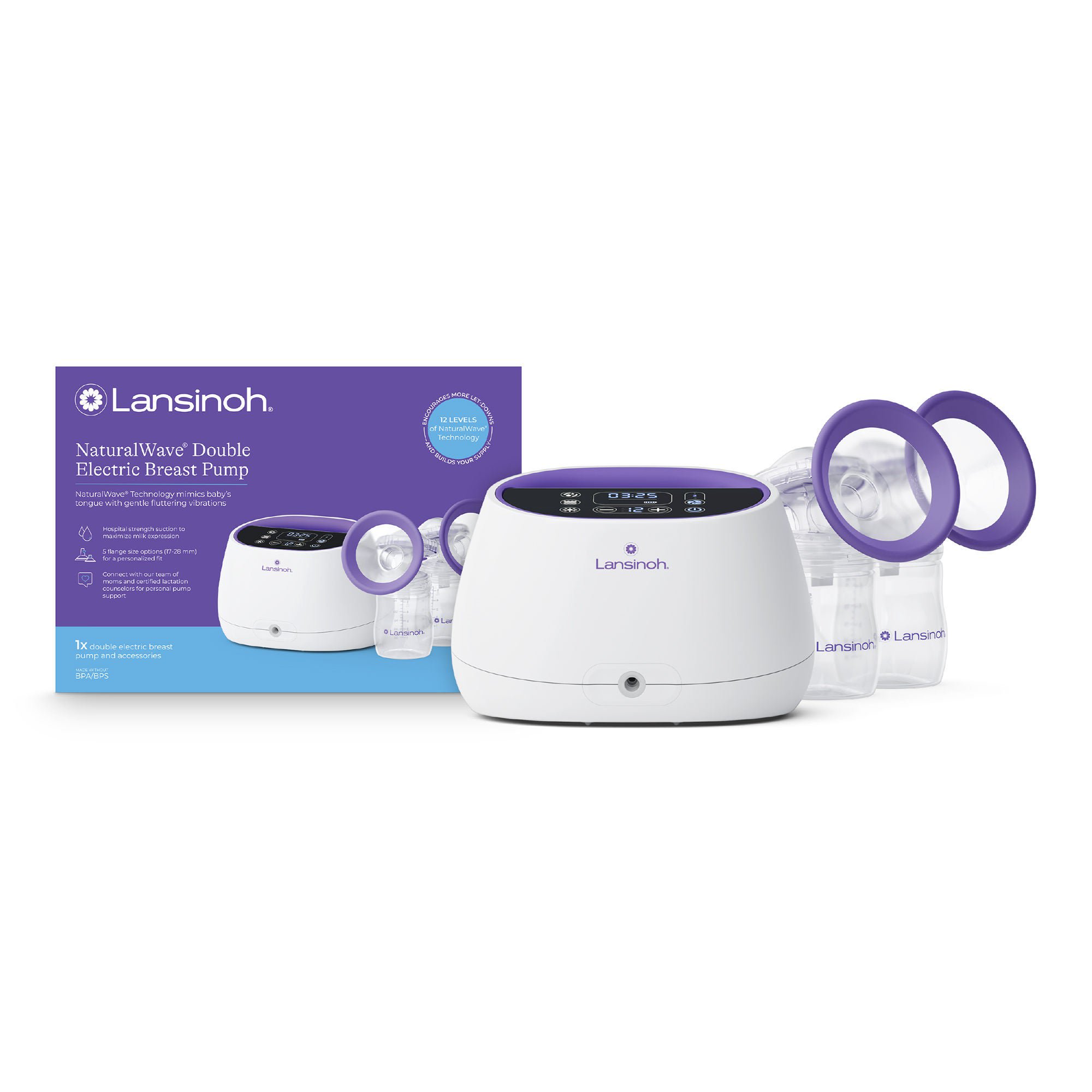 Emerson Healthcare - 54350 Double Electric Breast Pump NaturalWave®