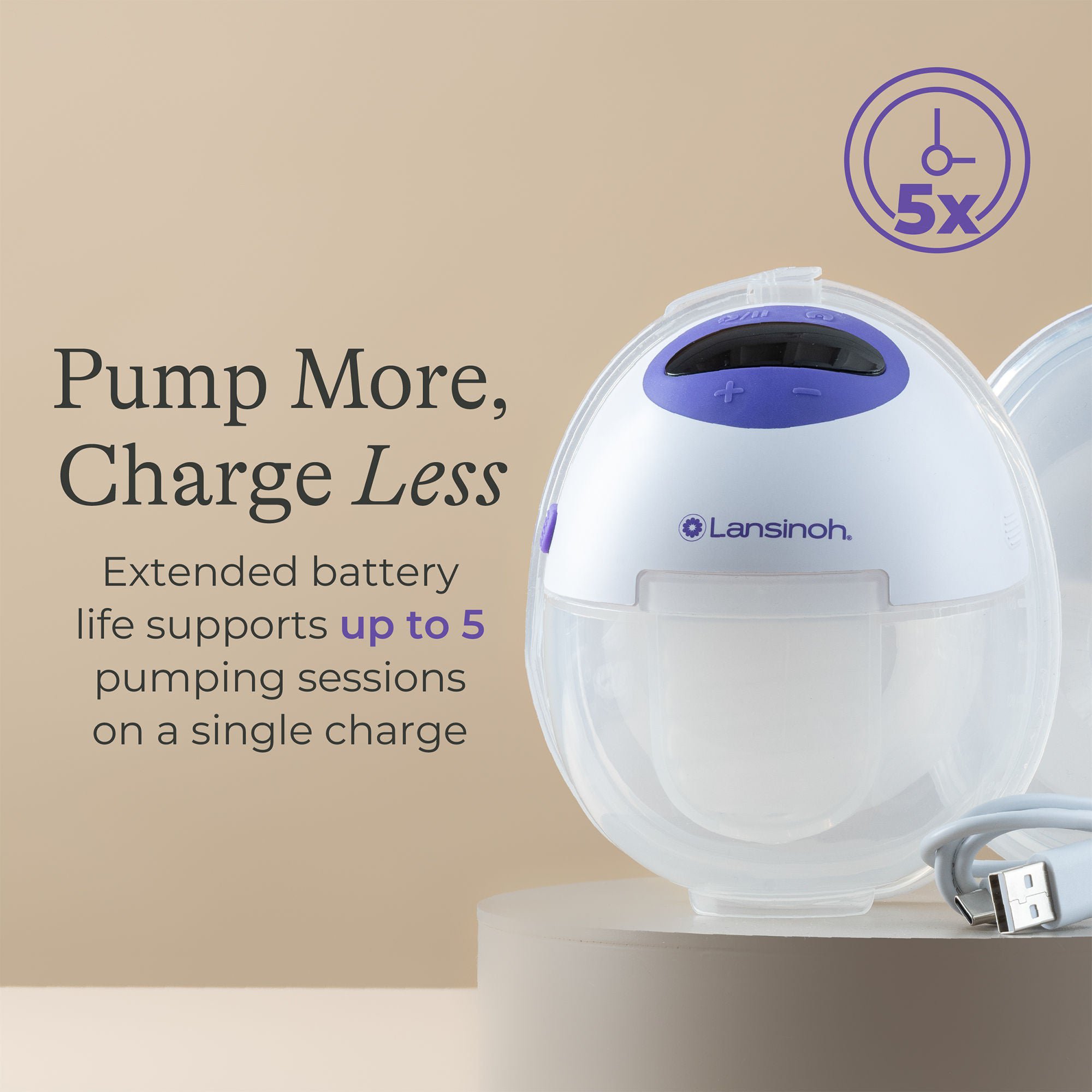 Emerson Healthcare - 53851 Wearable Electric Breast Pump DiscreetDuo™ Flow