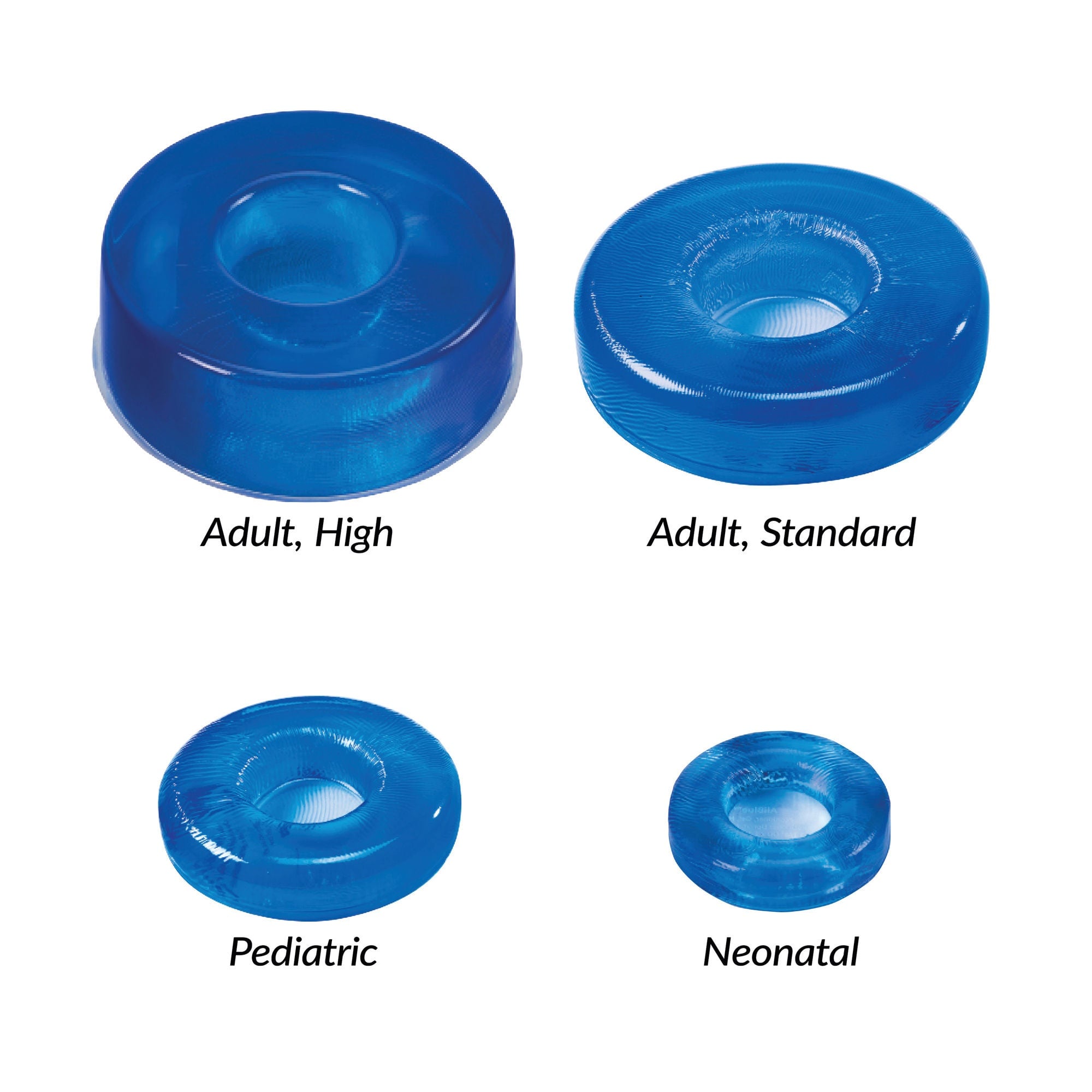 Alimed - 2970017986 Head Positioner Donut AliMed® AliBlue™ 3 H x 8 W Inch Gel Freestanding