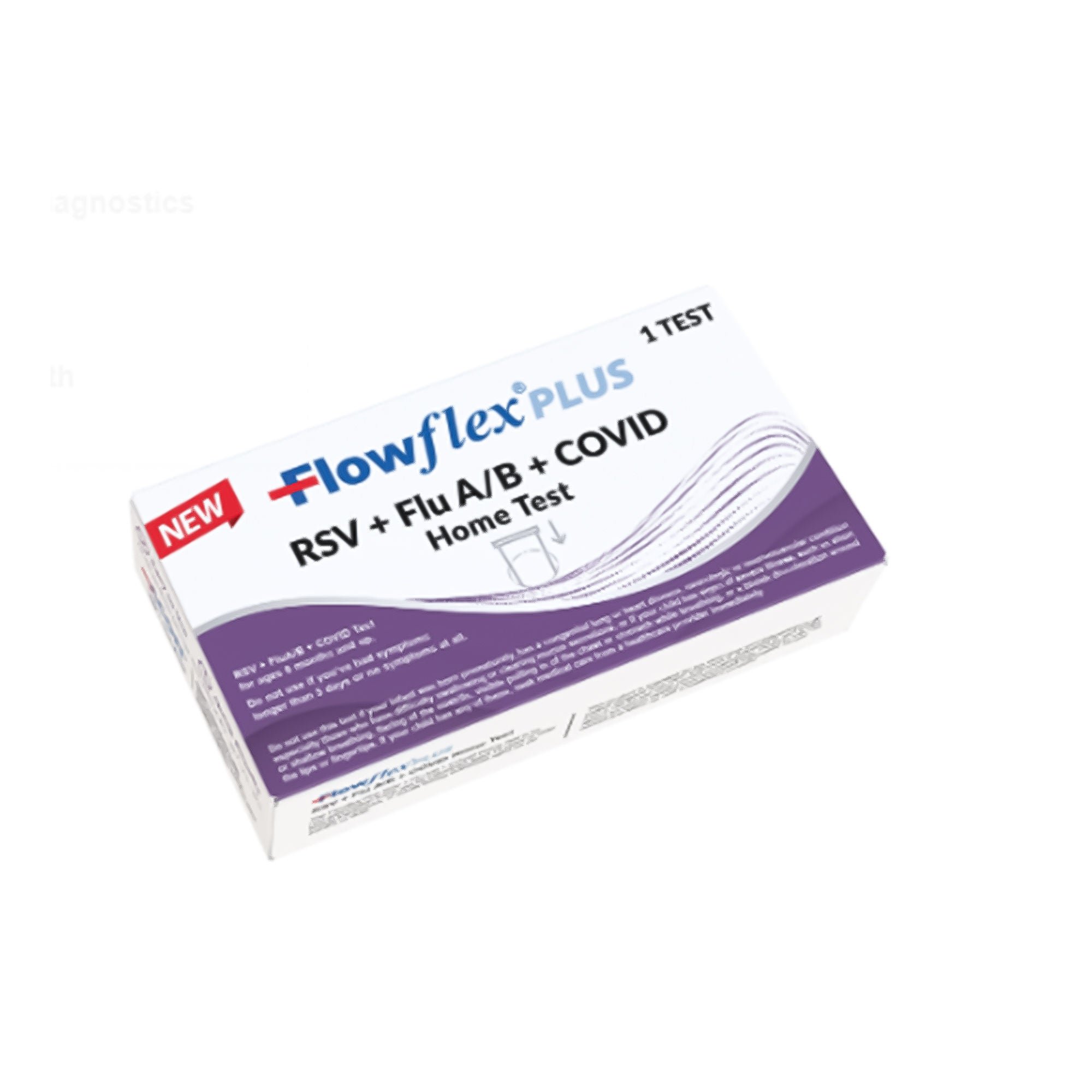 Acon Laboratories - L03A-R1445-1T-48 Respiratory Test Kit Flowflex® Plus RSV / Flu A + B / COVID Single Test
