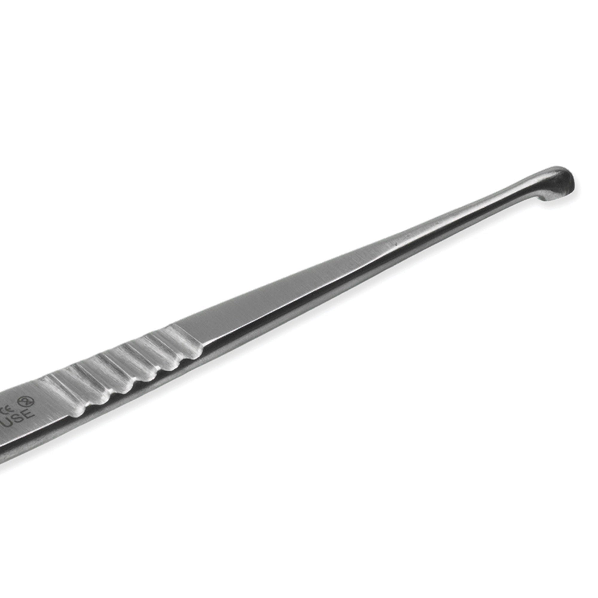 V. Mueller - 7947 Bone Curette Instrapac® Volkmann 8-2/3 Inch Length Double-ended Serrated Handle Spoon Tips