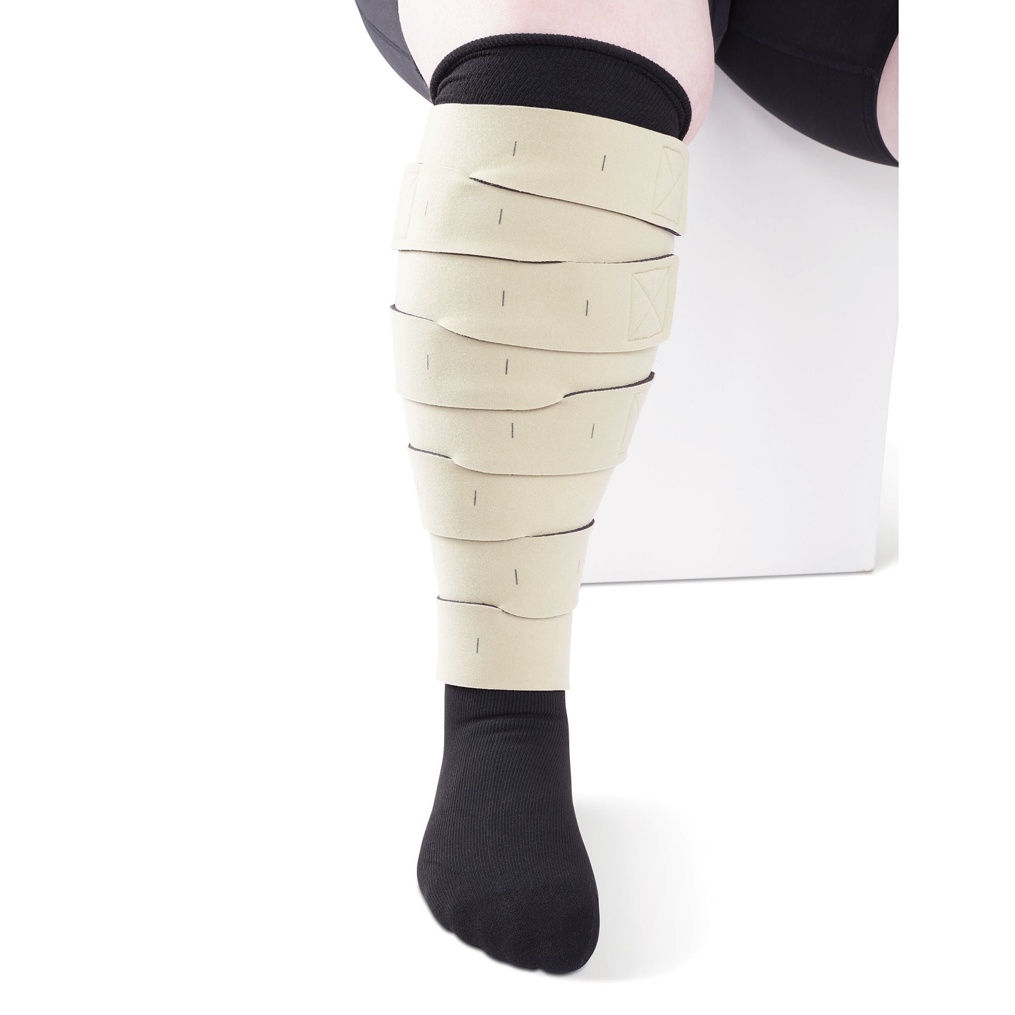 Mediusa - CJF42002 Compression Wrap circaid® juxtafit® Medium / Short Beige Leg
