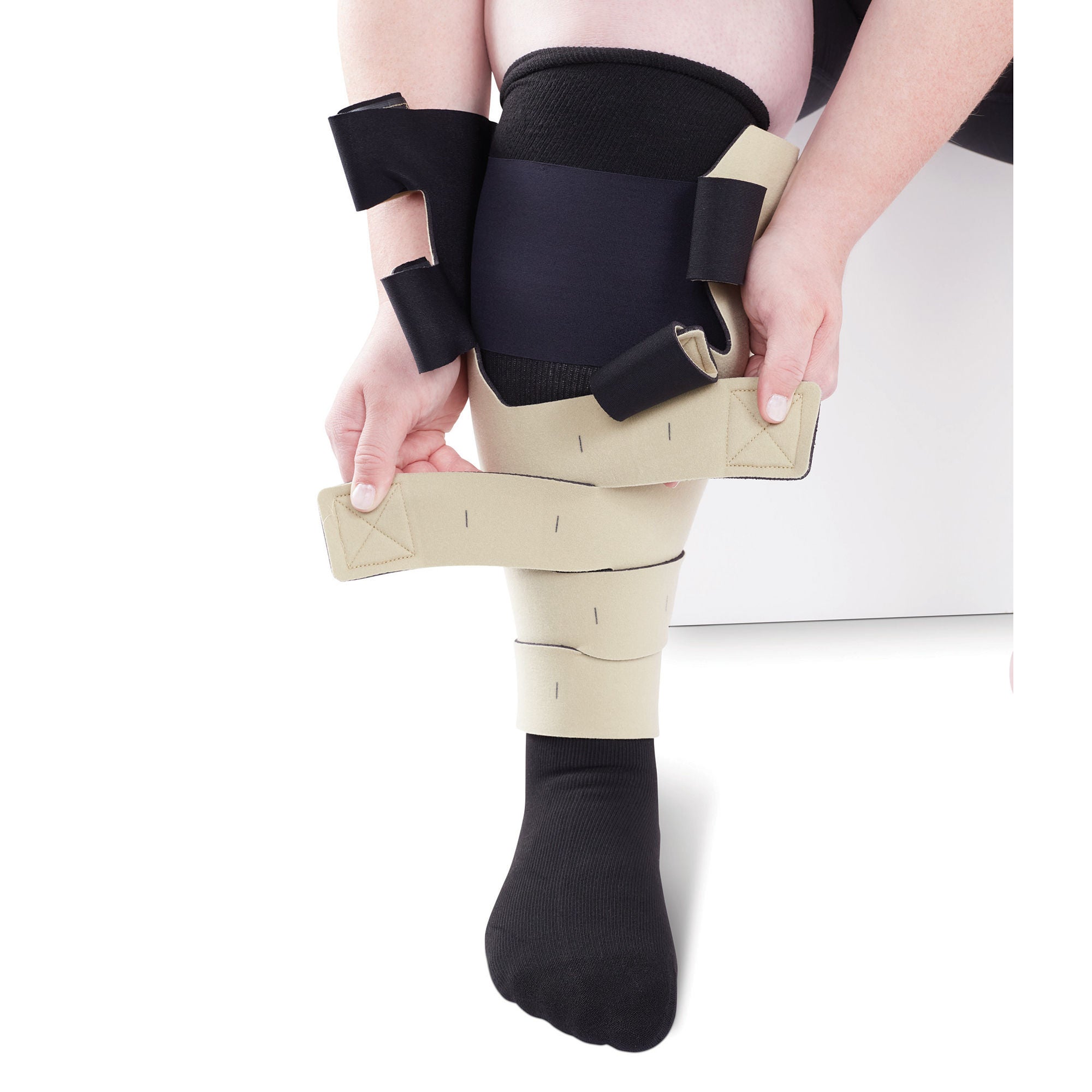 Mediusa - CJF42002 Compression Wrap circaid® juxtafit® Medium / Short Beige Leg