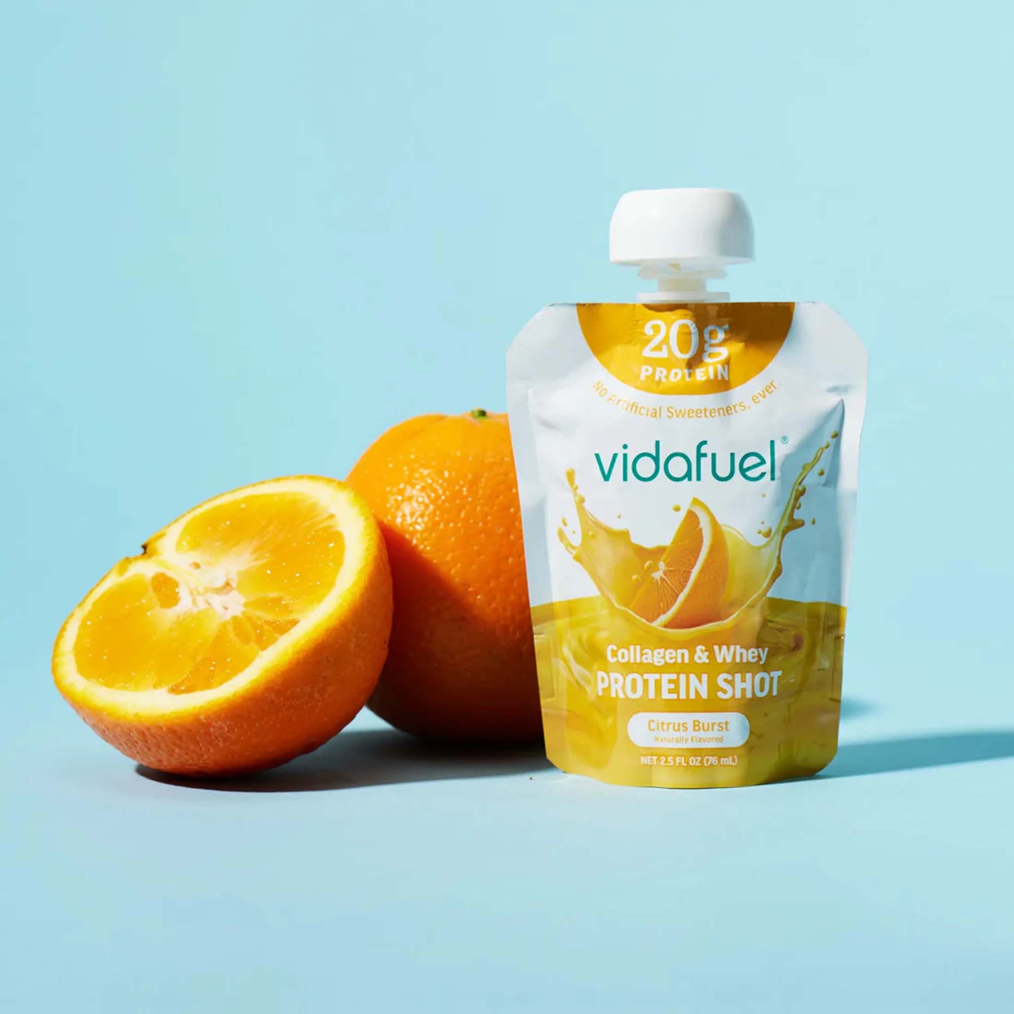 Vidafuel Inc - 03-633 Oral Supplement vidafuel® Protein Shot Citrus Burst Flavor Liquid 2.5 oz. Pouch