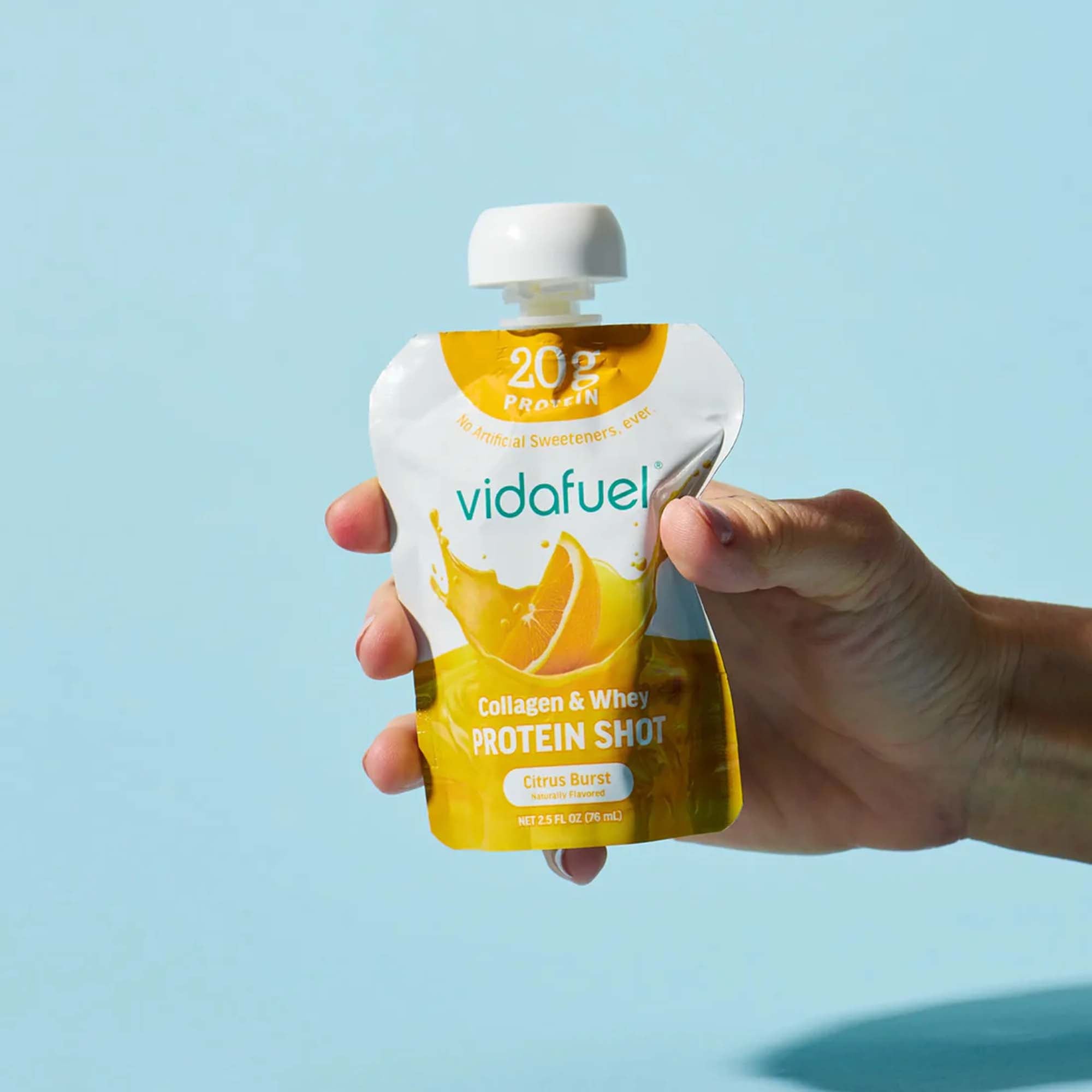 Vidafuel Inc - 03-633 Oral Supplement vidafuel® Protein Shot Citrus Burst Flavor Liquid 2.5 oz. Pouch