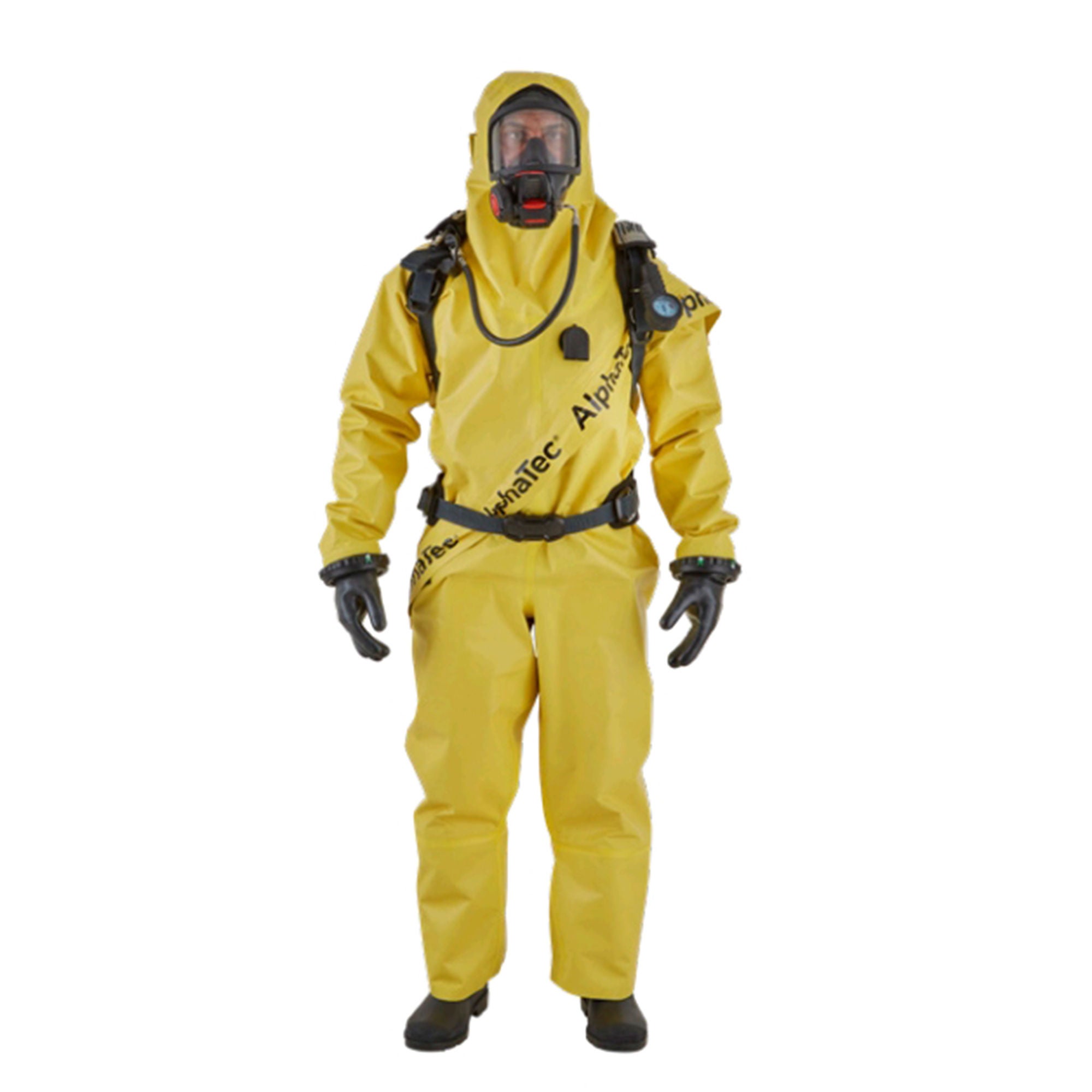 Ansell - APYT4-003-S04 Chemical Protective Suit AlphaTec® Phantom-T Large Yellow Reusable NonSterile