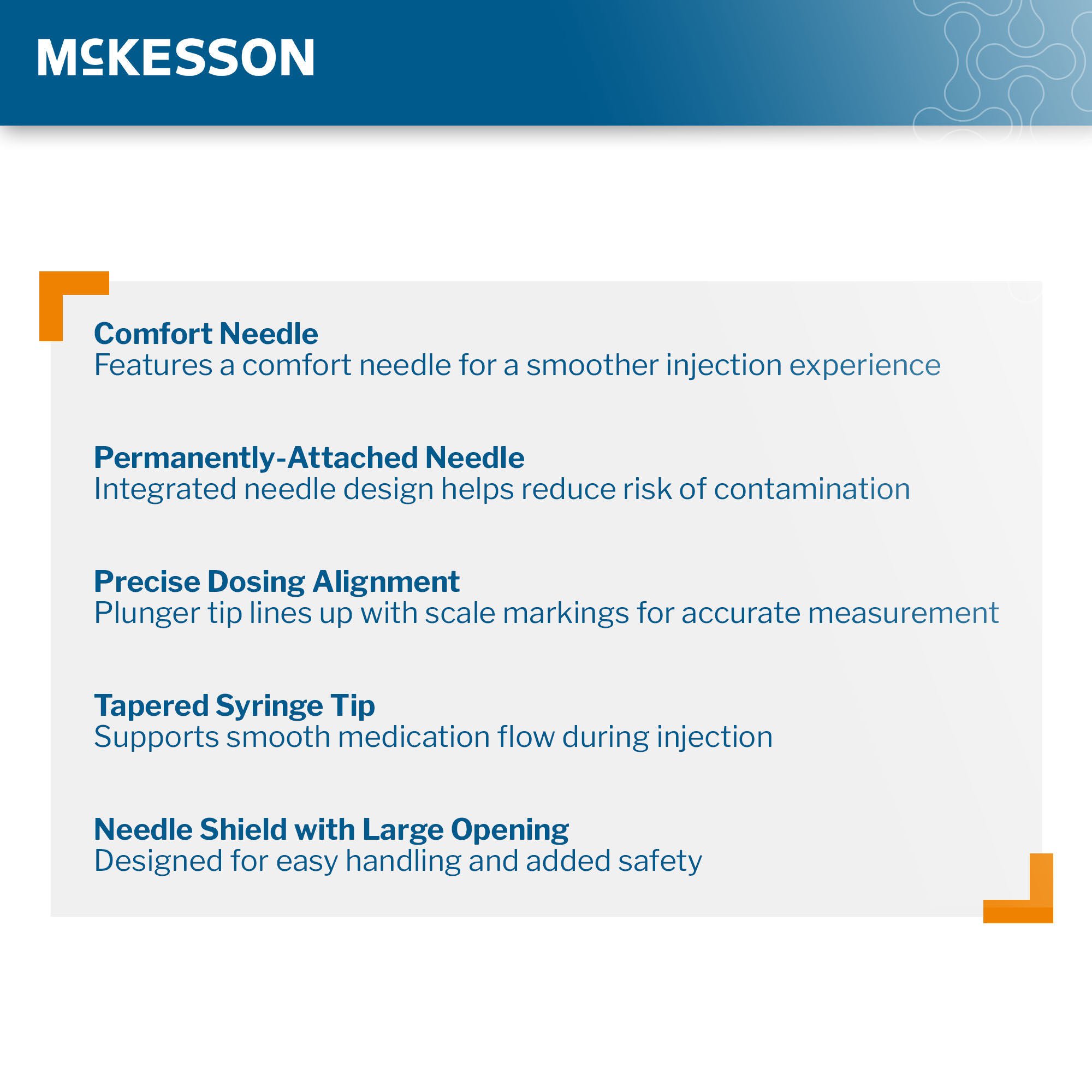 McKesson Brand - 16-INS310C31516PT Standard Insulin Syringe with Needle McKesson 0.3 mL 5/16 Inch 31 Gauge NonSafety