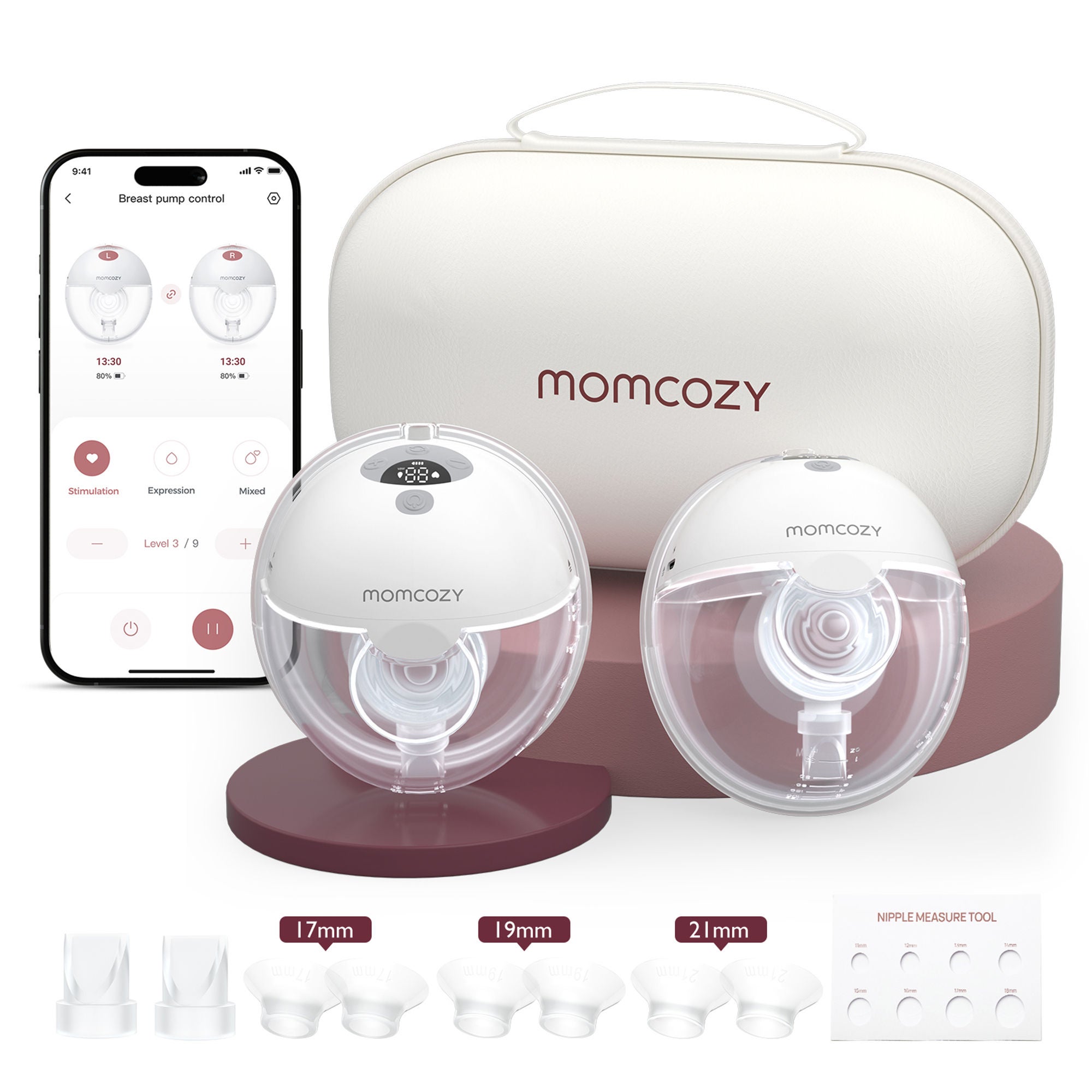 Root Technology Ltd - BP380-GR71000B00103-C Hands Free Double Electric Breast Pump Momcozy M5 Smart