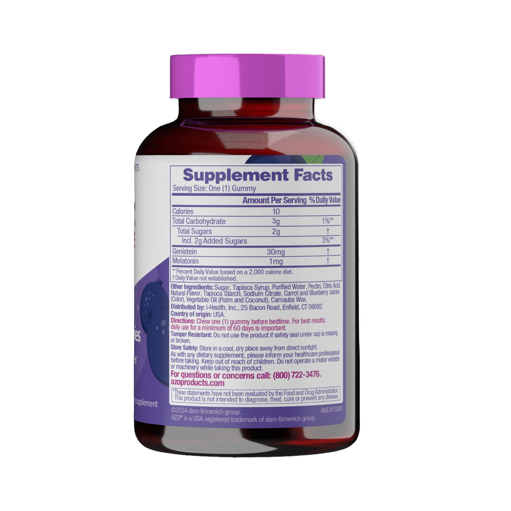 i-Health Inc - 787651760612 Dietary Supplement AZO® Genistein