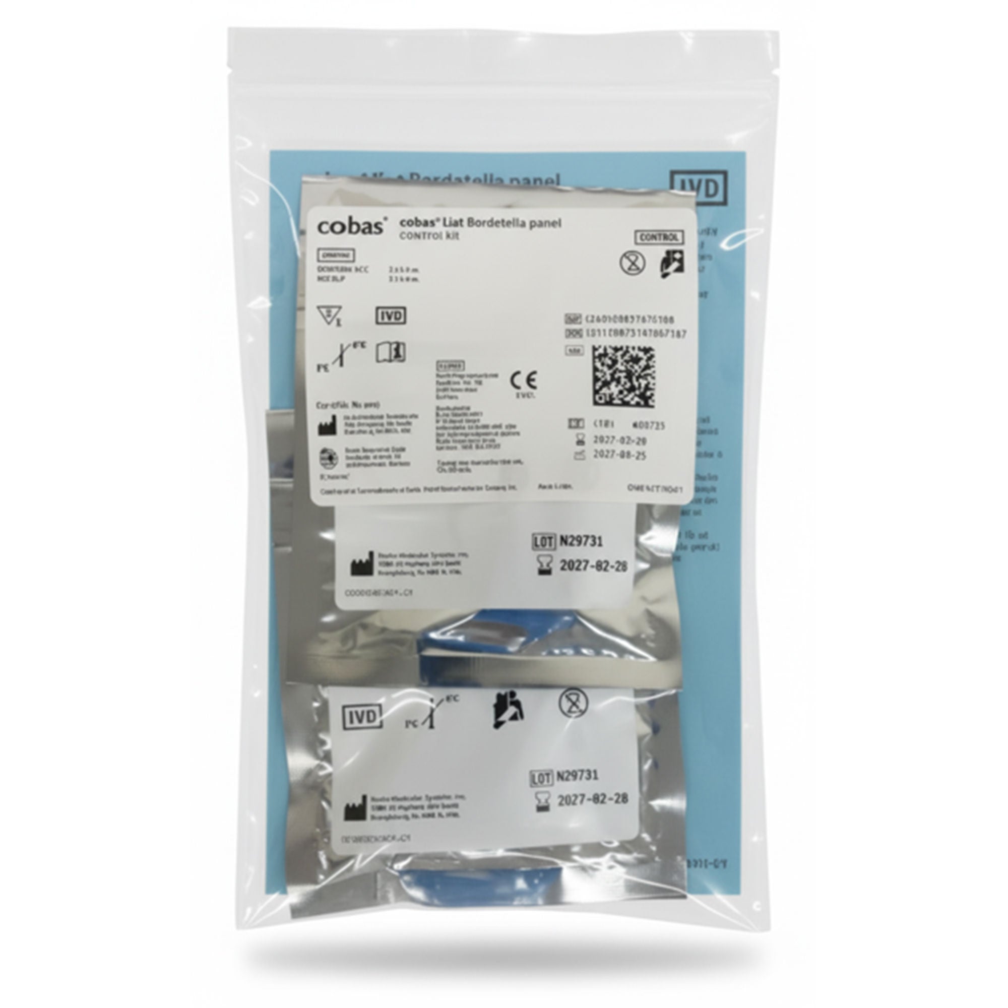 Roche Diagnostics - 9857672190 Molecular Diagnostic Control Set cobas® liat Bordetella Panel Positive Level / Negative Level 6 X 0.3 mL