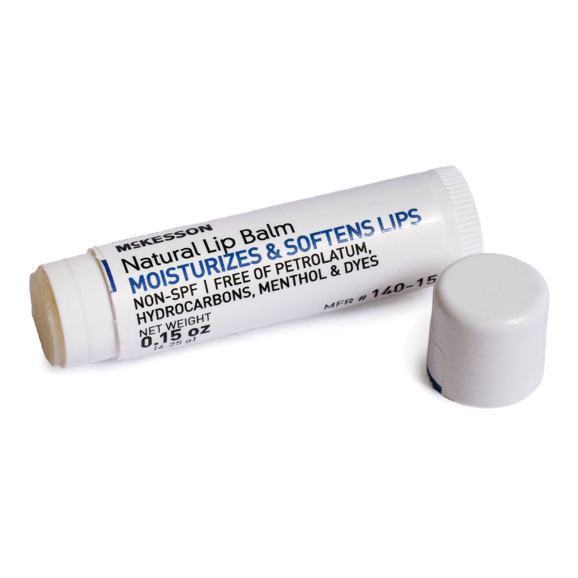 McKesson Brand - 140-15 Lip Balm McKesson 0.15 oz. Balm Tube Unflavored