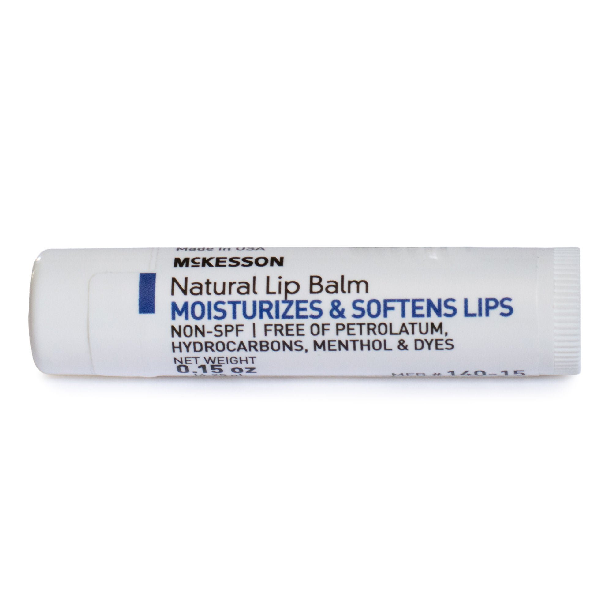 McKesson Brand - 140-15 Lip Balm McKesson 0.15 oz. Balm Tube Unflavored