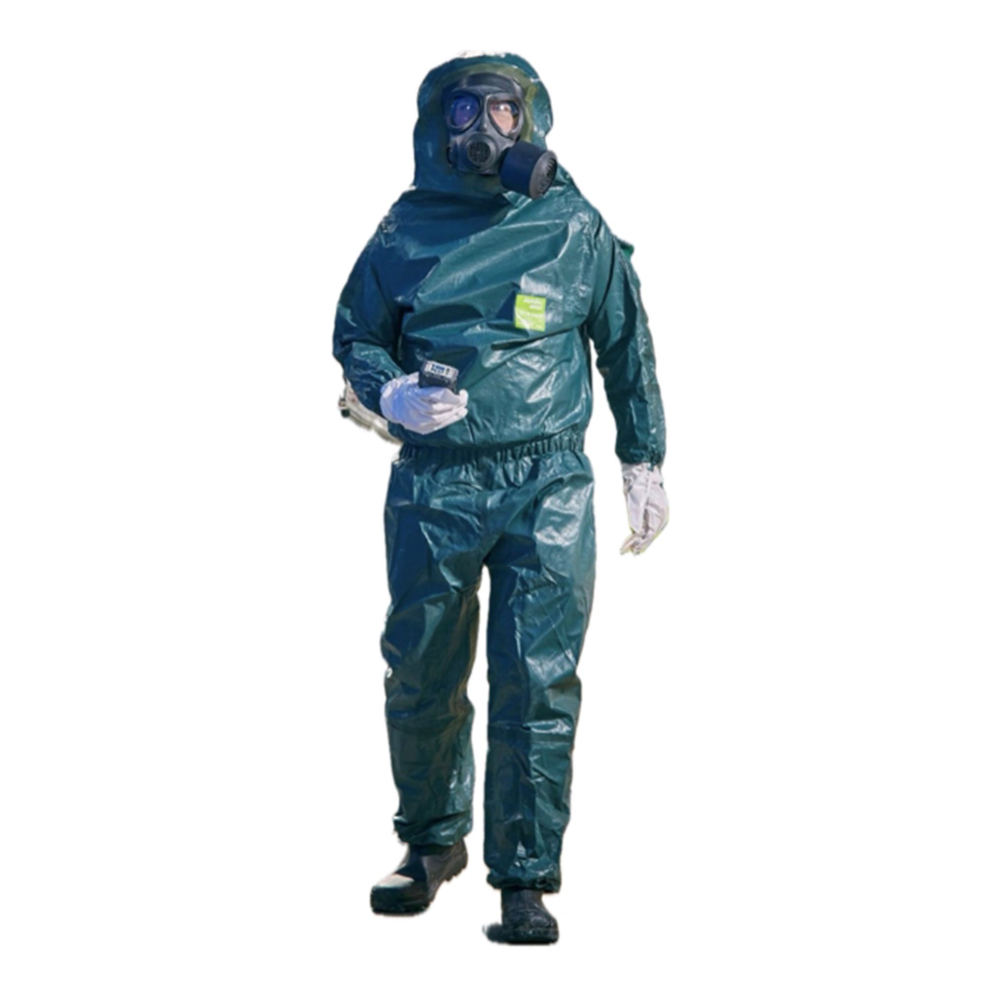 Ansell - GR40-T-92-151-04-G02 Chemical Protective Suit AlphaTec® 4000 Large Green Disposable NonSterile