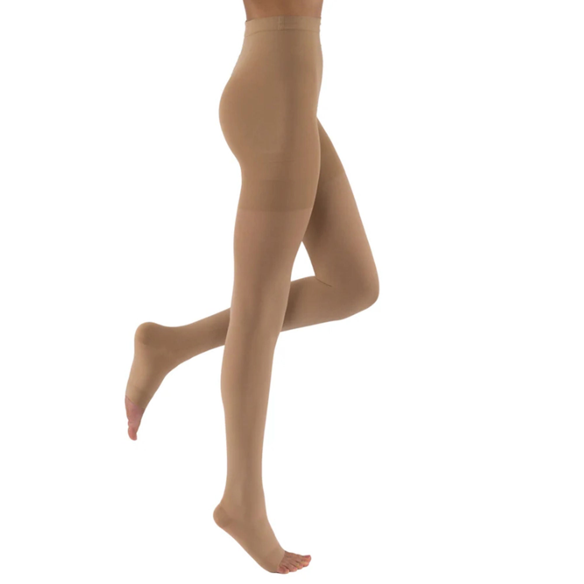 BSN Medical - 6038442 Compression Stocking JOBST® Relief Waist High Large Beige Open Toe
