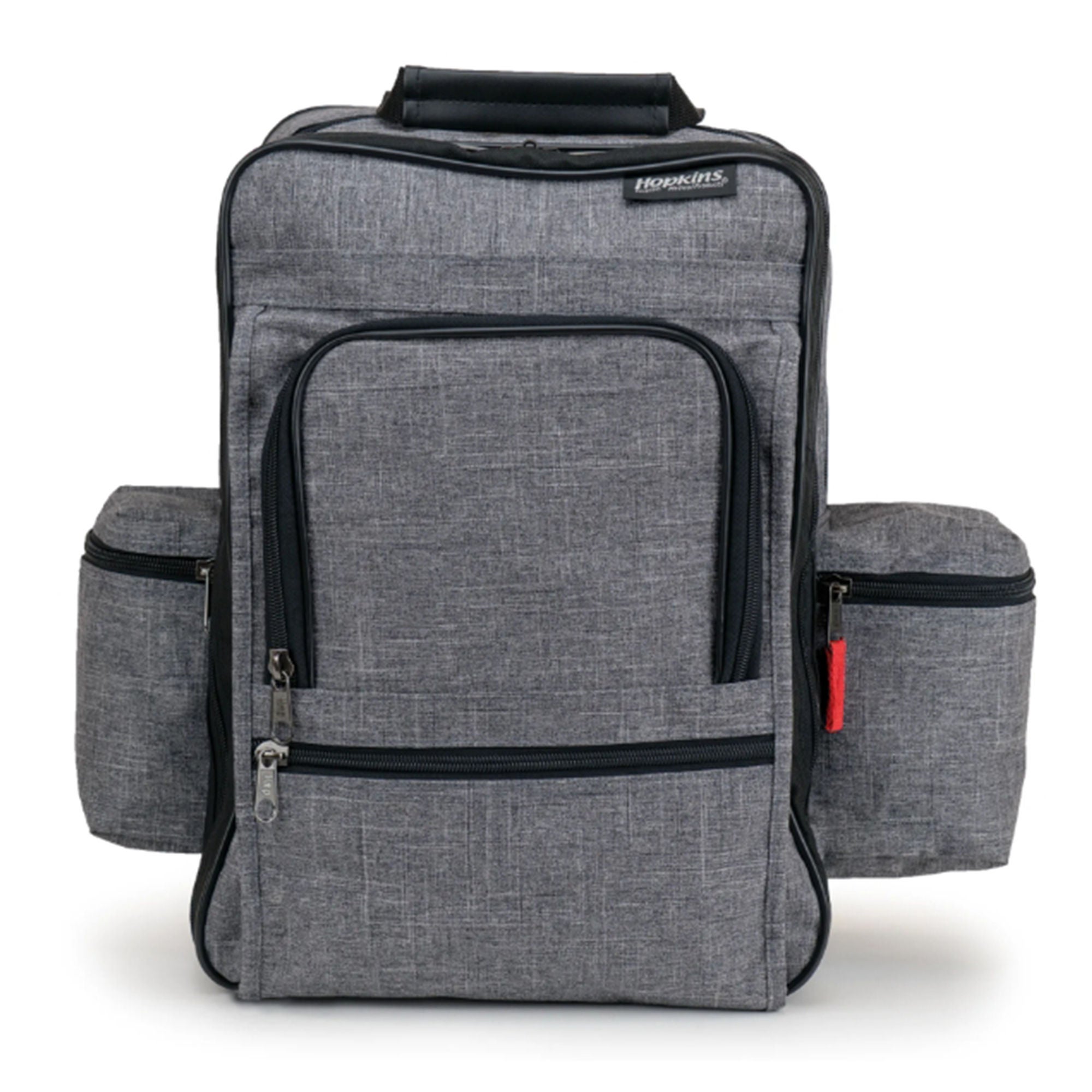 Market Lab Inc - 532201-HGR Antimicrobial Backpack Hopkins Gray Poly Blend / Microban 11-1/2 X 16 Inch