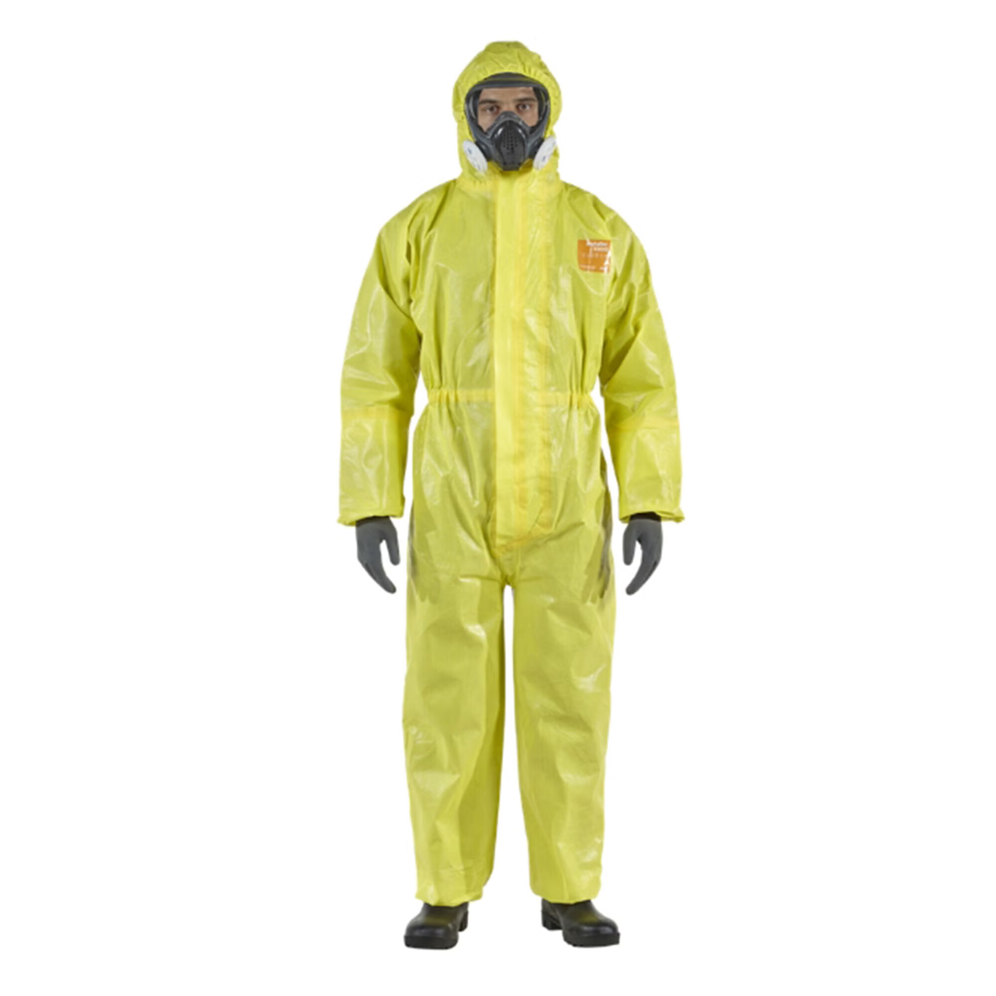 Ansell - YE30-T-92-111-05 Chemical Protective Suit AlphaTec® 3000 X-Large Yellow Disposable NonSterile