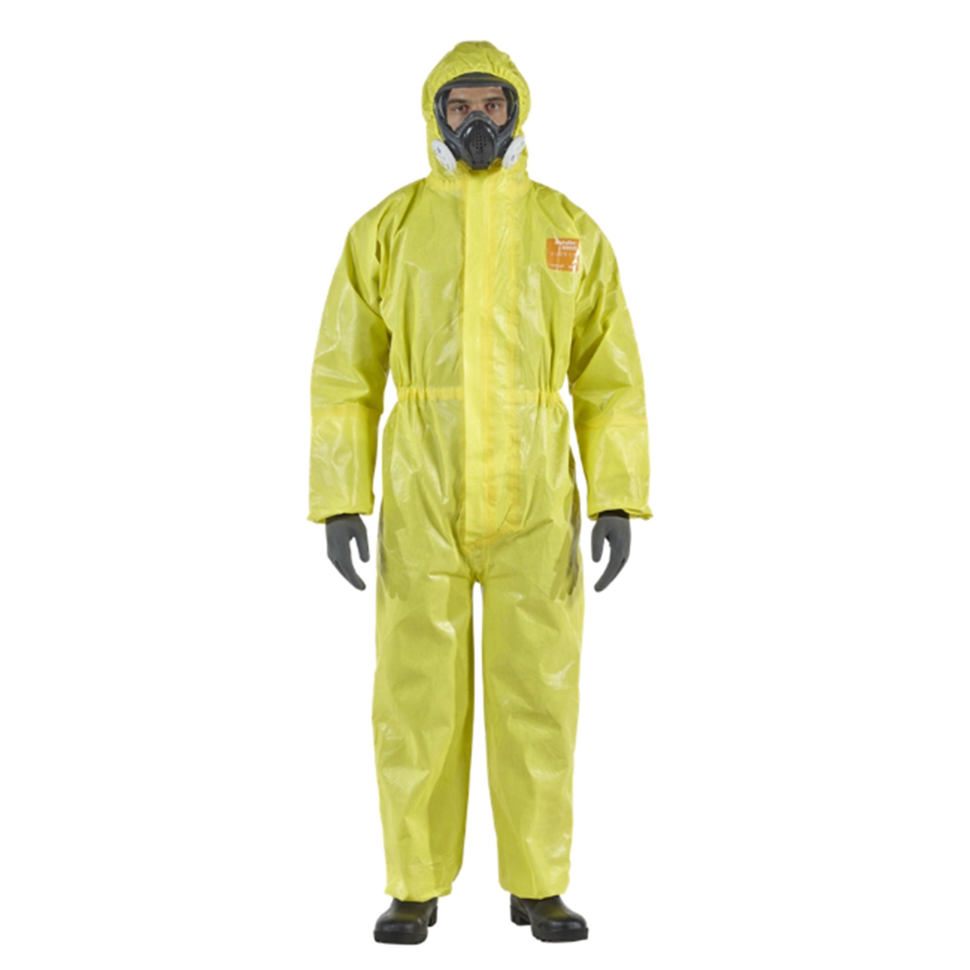 Ansell - YE30-T-92-111-06 Chemical Protective Suit AlphaTec® 3000 2X-Large Yellow Disposable NonSterile