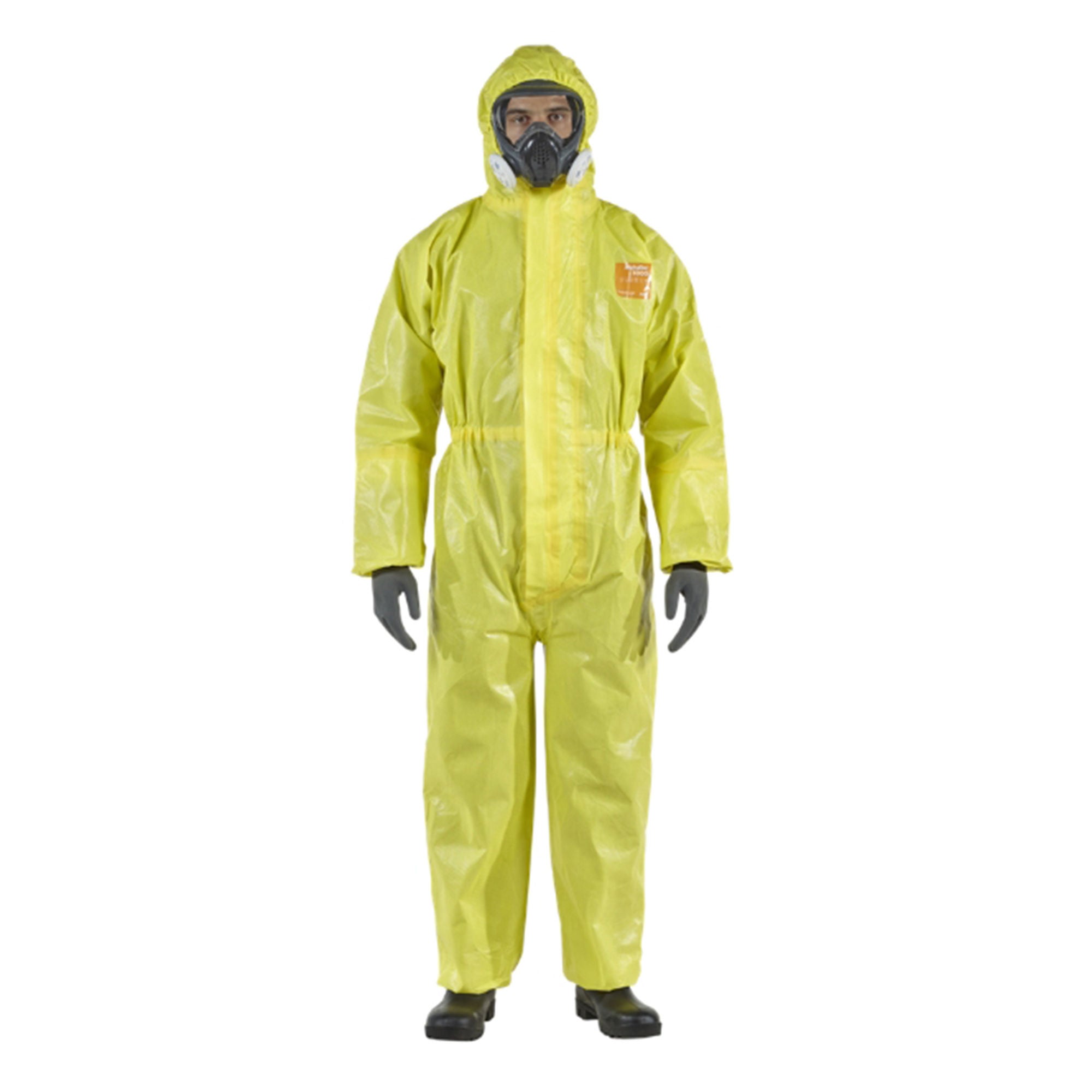 Ansell - YE30-T-92-111-07 Chemical Protective Suit AlphaTec® 3000 3X-Large Yellow Disposable NonSterile