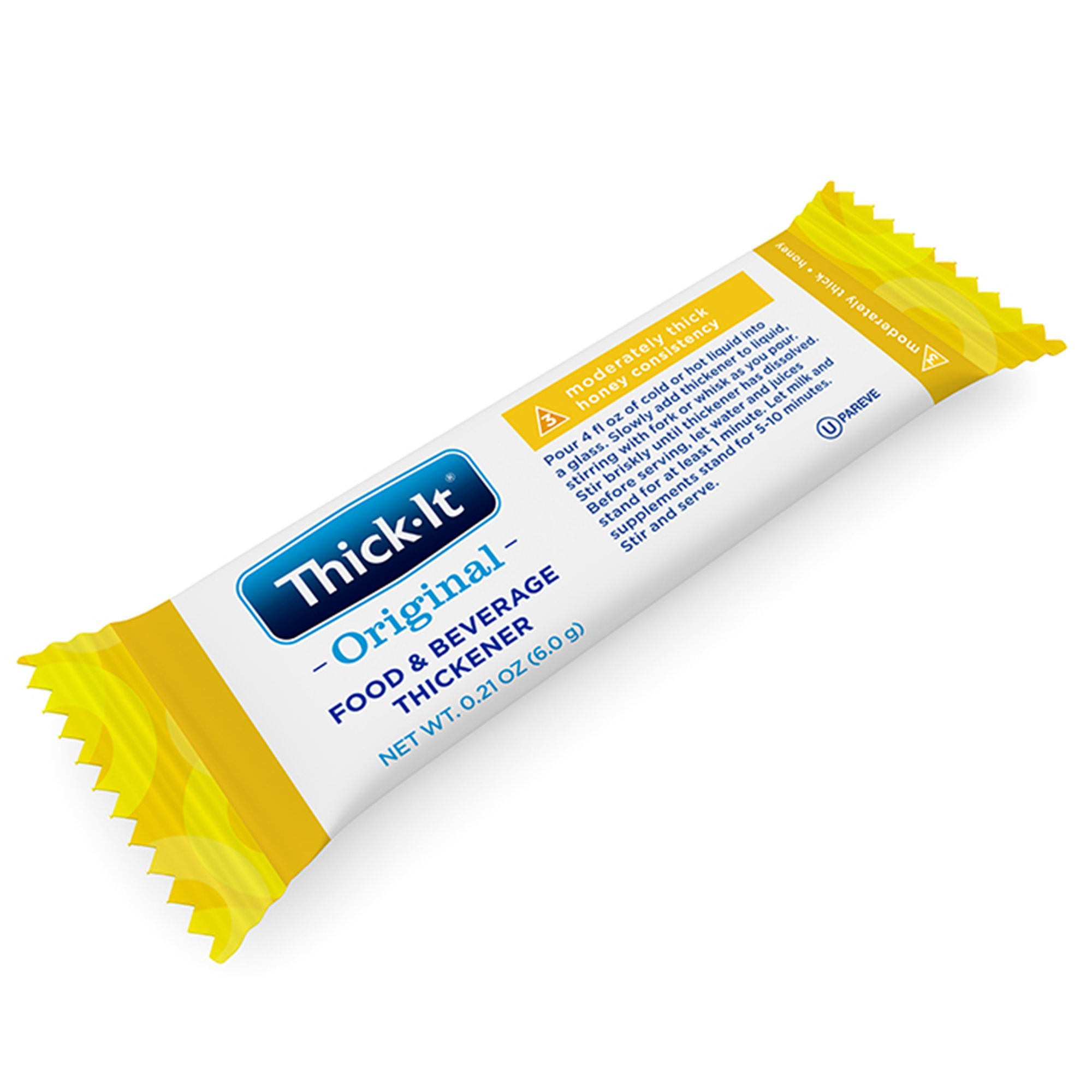 Kent Precision Foods - J599-LE800 Food and Beverage Thickener Thick-It® Original 6 Gram Individual Packet Unflavored Powder IDDSI Level 3 Moderately Thick/Liquidized