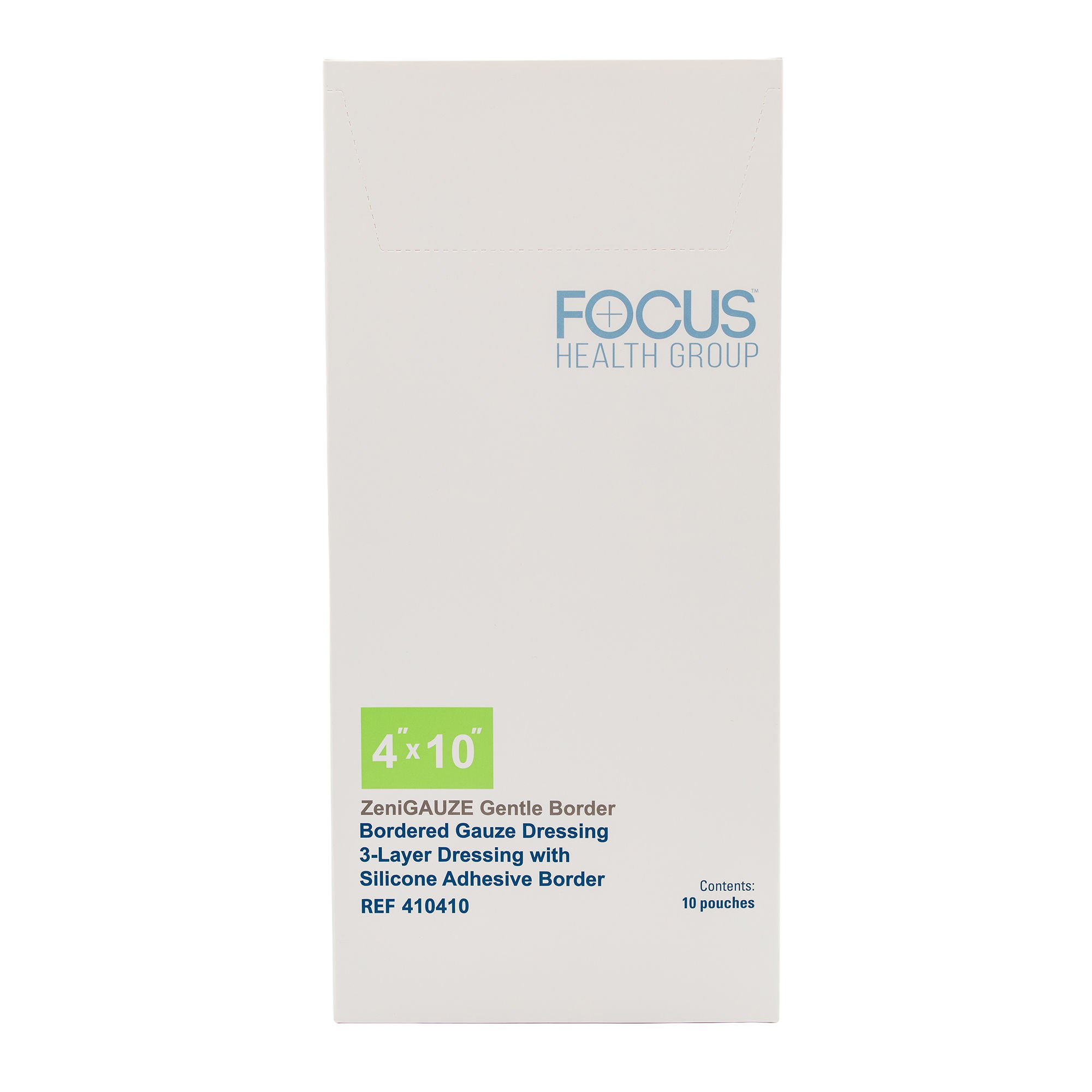 ZeniPAD PLUS Composite Dressing 410410 by Focus Health Group